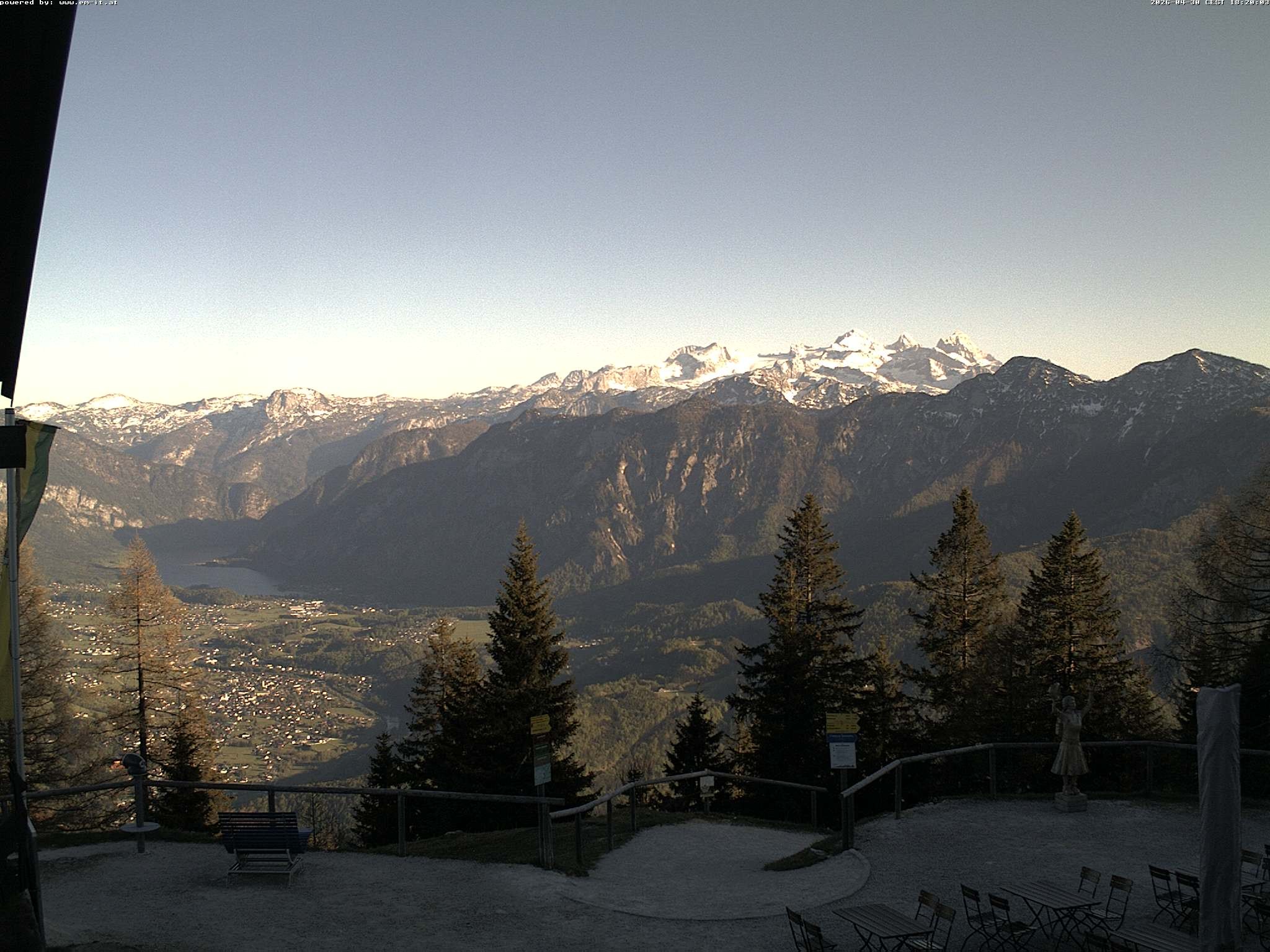 Archived image Webcam Top station Katrin (Bad Ischl/Upper Austria)