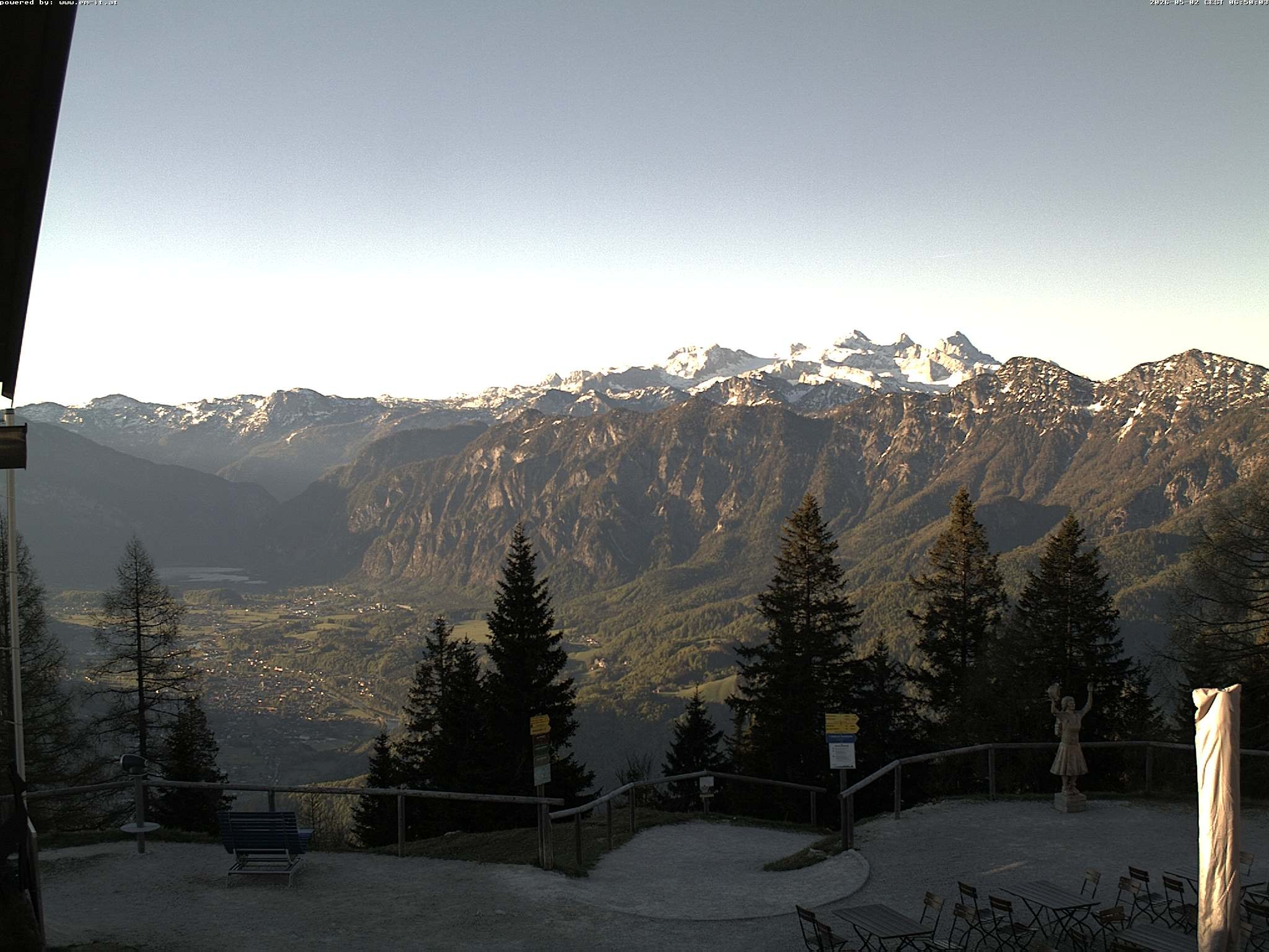 Archiv Foto Webcam Bergstation Katrin (Bad Ischl/Oberösterreich)