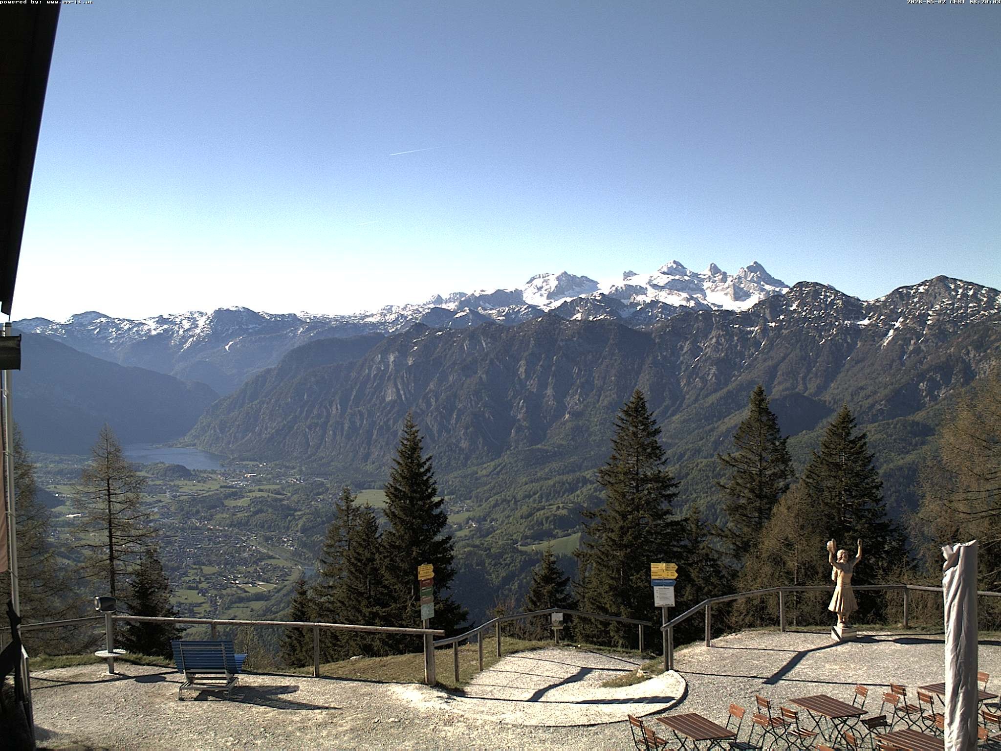 Archiv Foto Webcam Bergstation Katrin (Bad Ischl/Oberösterreich)