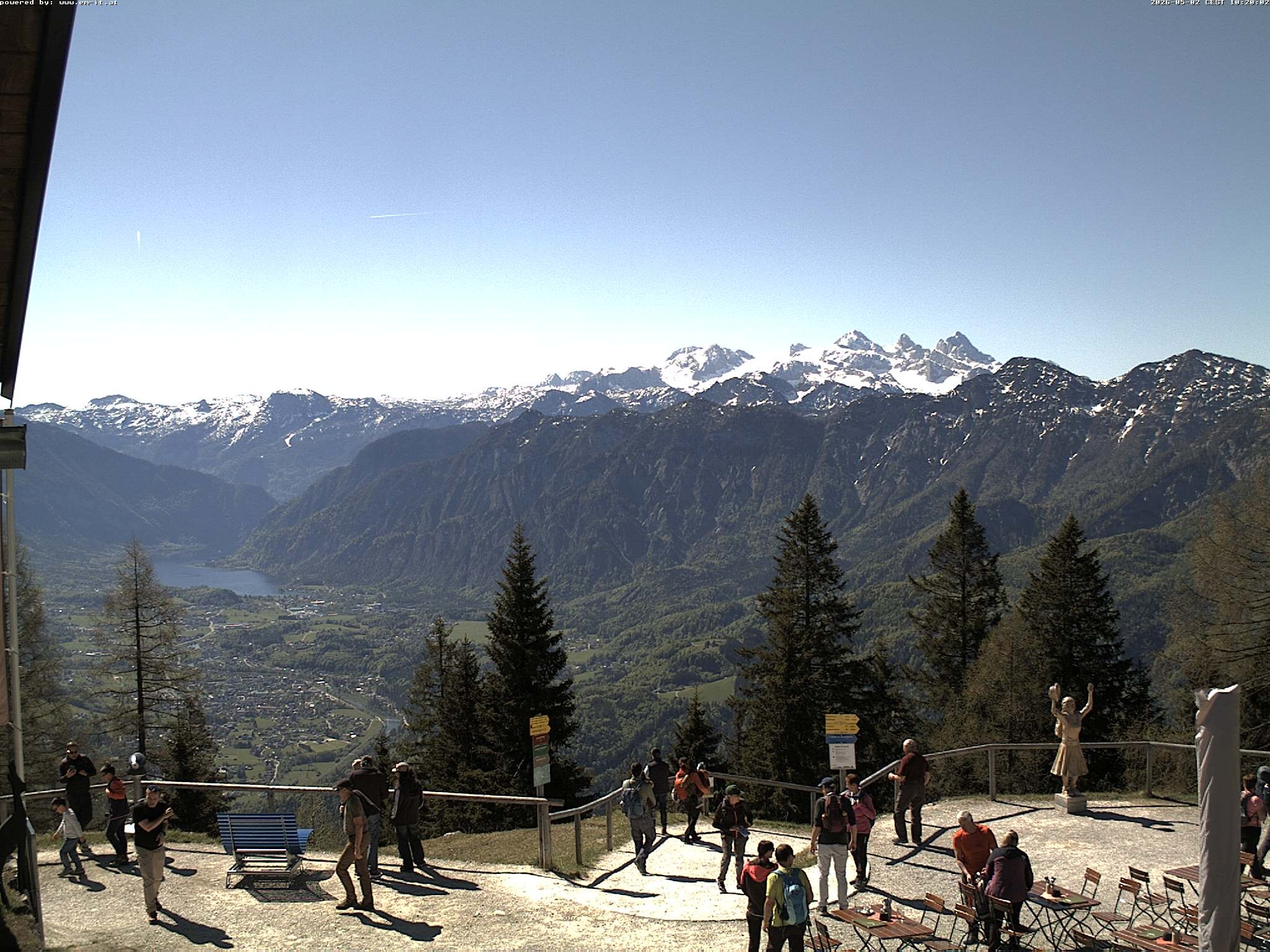 Archiv Foto Webcam Bergstation Katrin (Bad Ischl/Oberösterreich)