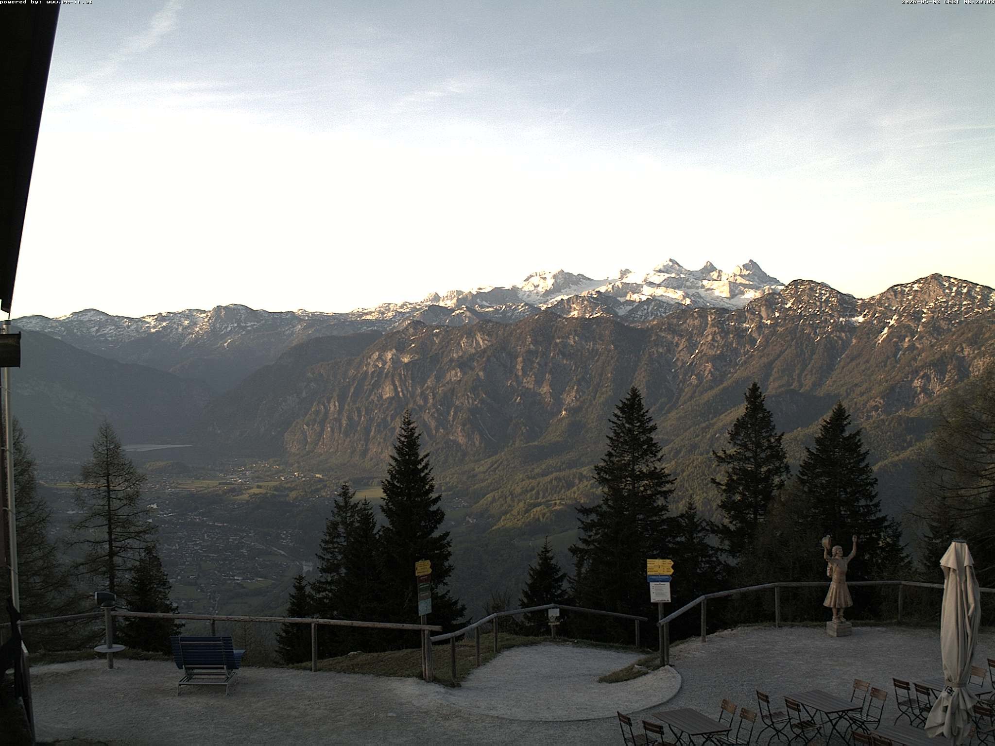 Archiv Foto Webcam Bergstation Katrin (Bad Ischl/Oberösterreich)