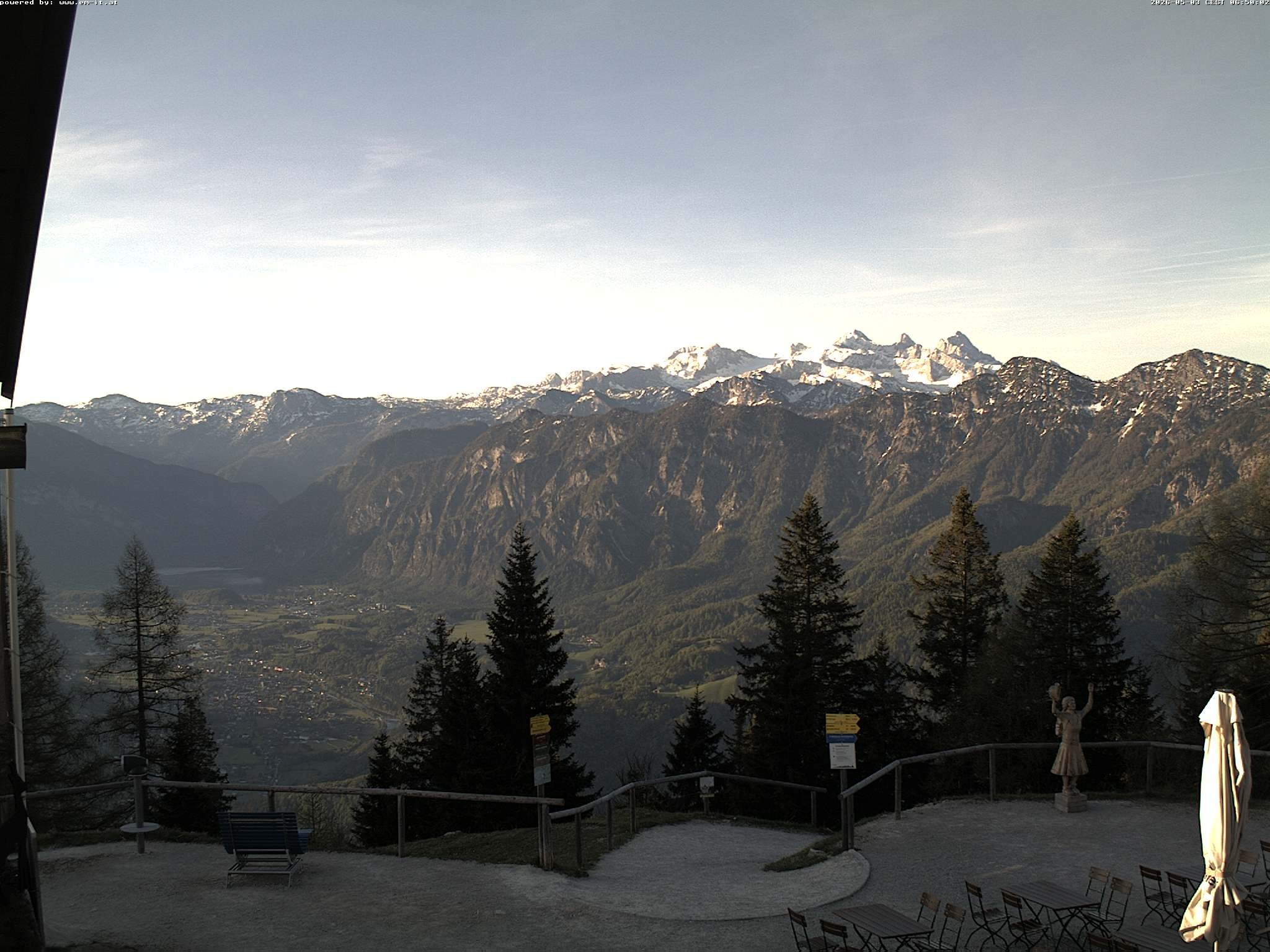 Archiv Foto Webcam Bergstation Katrin (Bad Ischl/Oberösterreich)