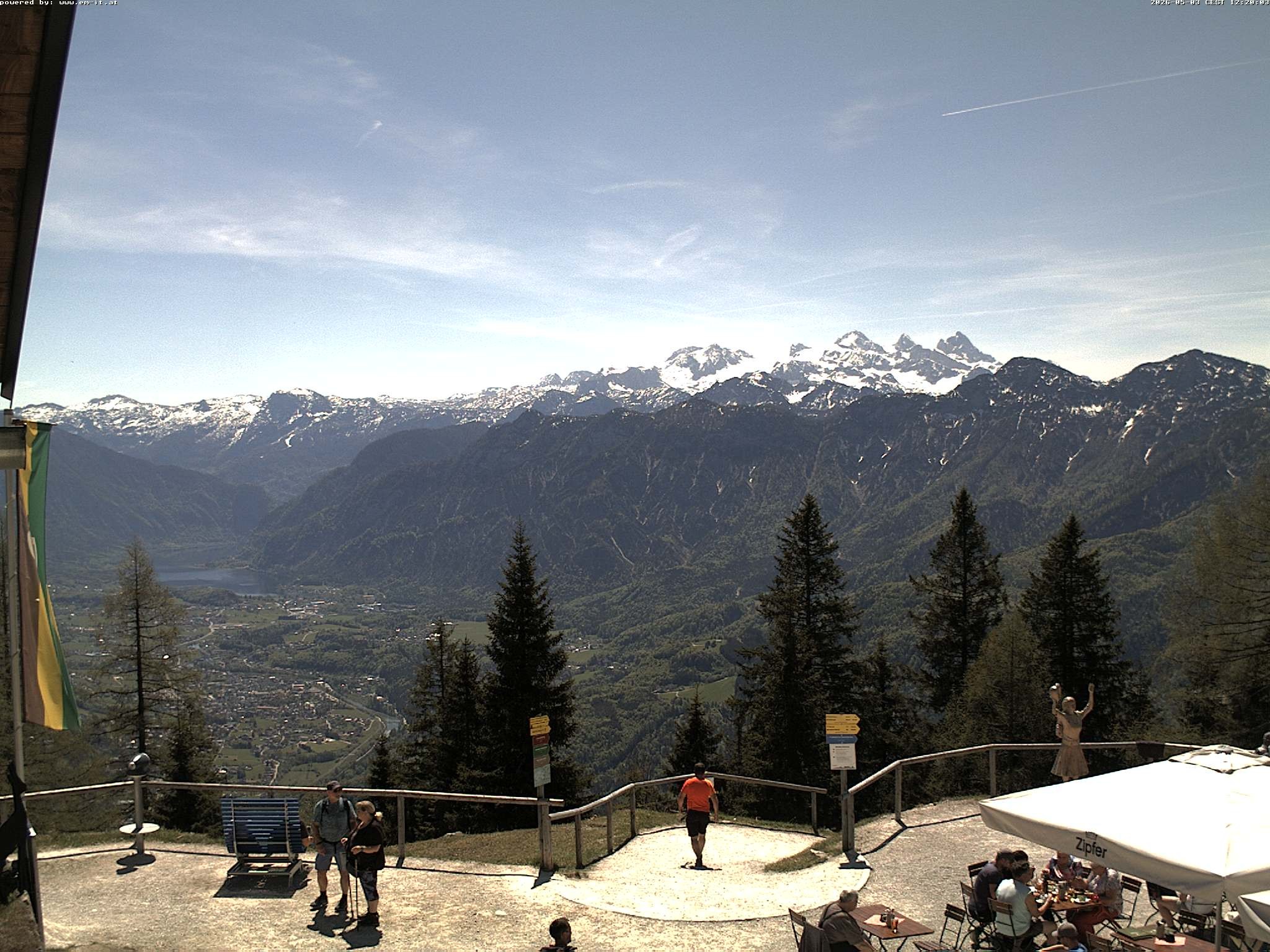 Archiv Foto Webcam Bergstation Katrin (Bad Ischl/Oberösterreich)