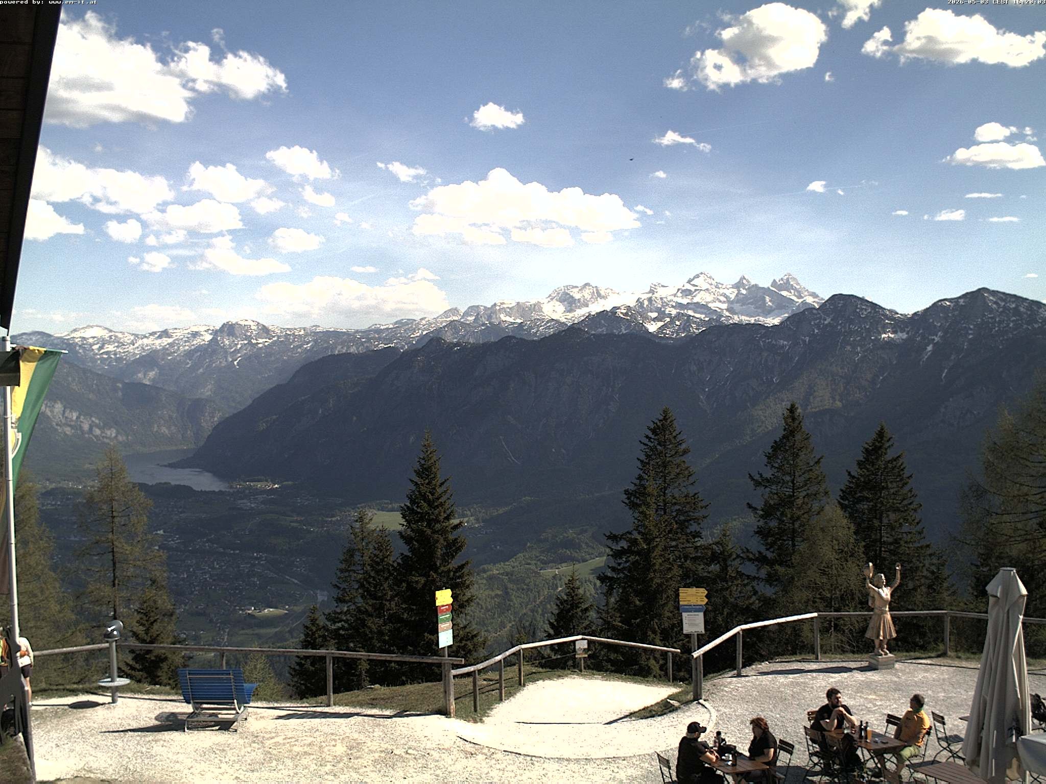 Archiv Foto Webcam Bergstation Katrin (Bad Ischl/Oberösterreich)