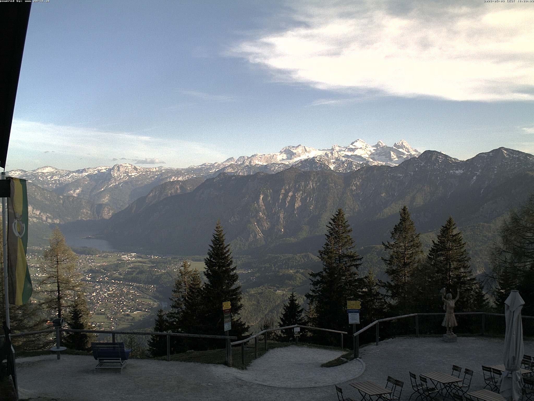Archiv Foto Webcam Bergstation Katrin (Bad Ischl/Oberösterreich)