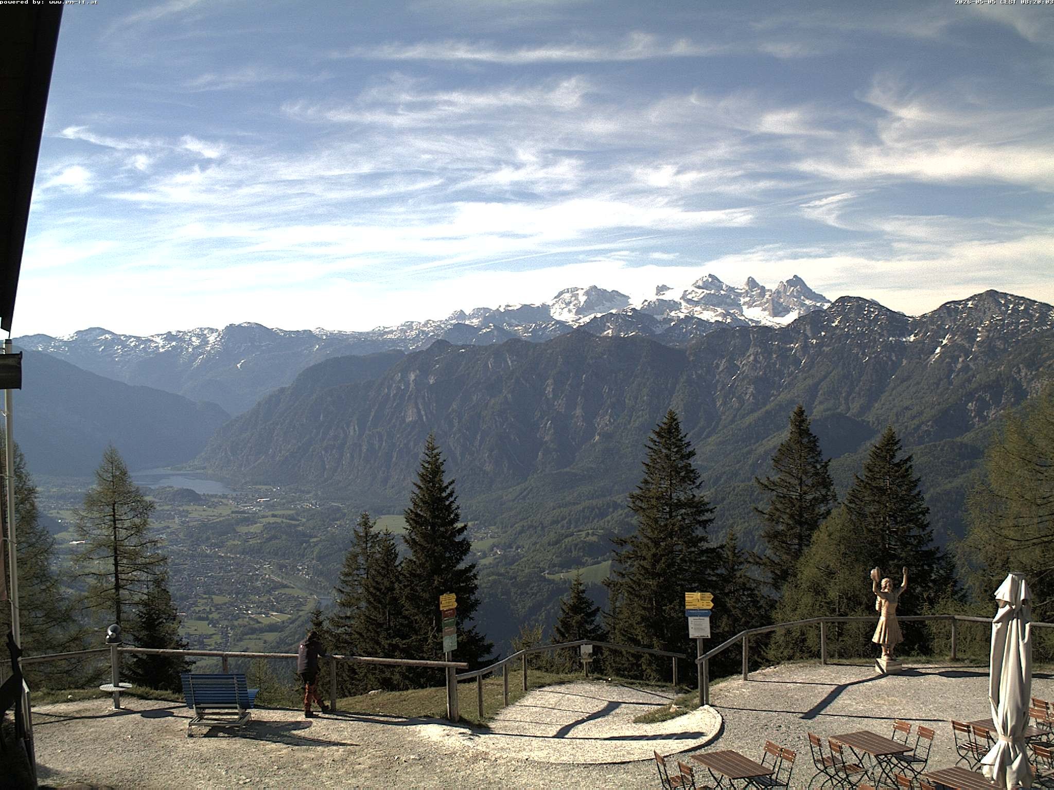 Archiv Foto Webcam Bergstation Katrin (Bad Ischl/Oberösterreich)