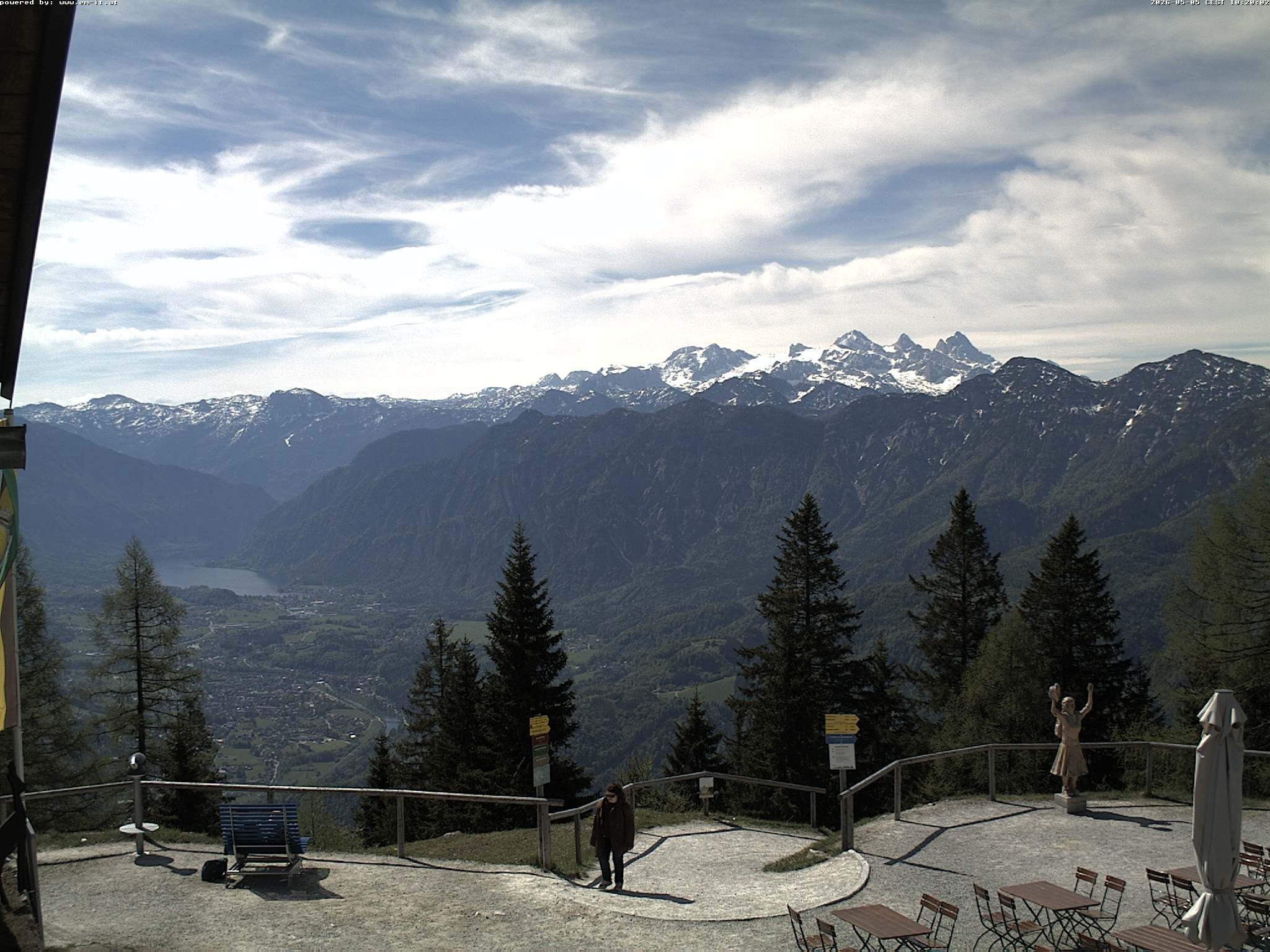 Archiv Foto Webcam Bergstation Katrin (Bad Ischl/Oberösterreich)