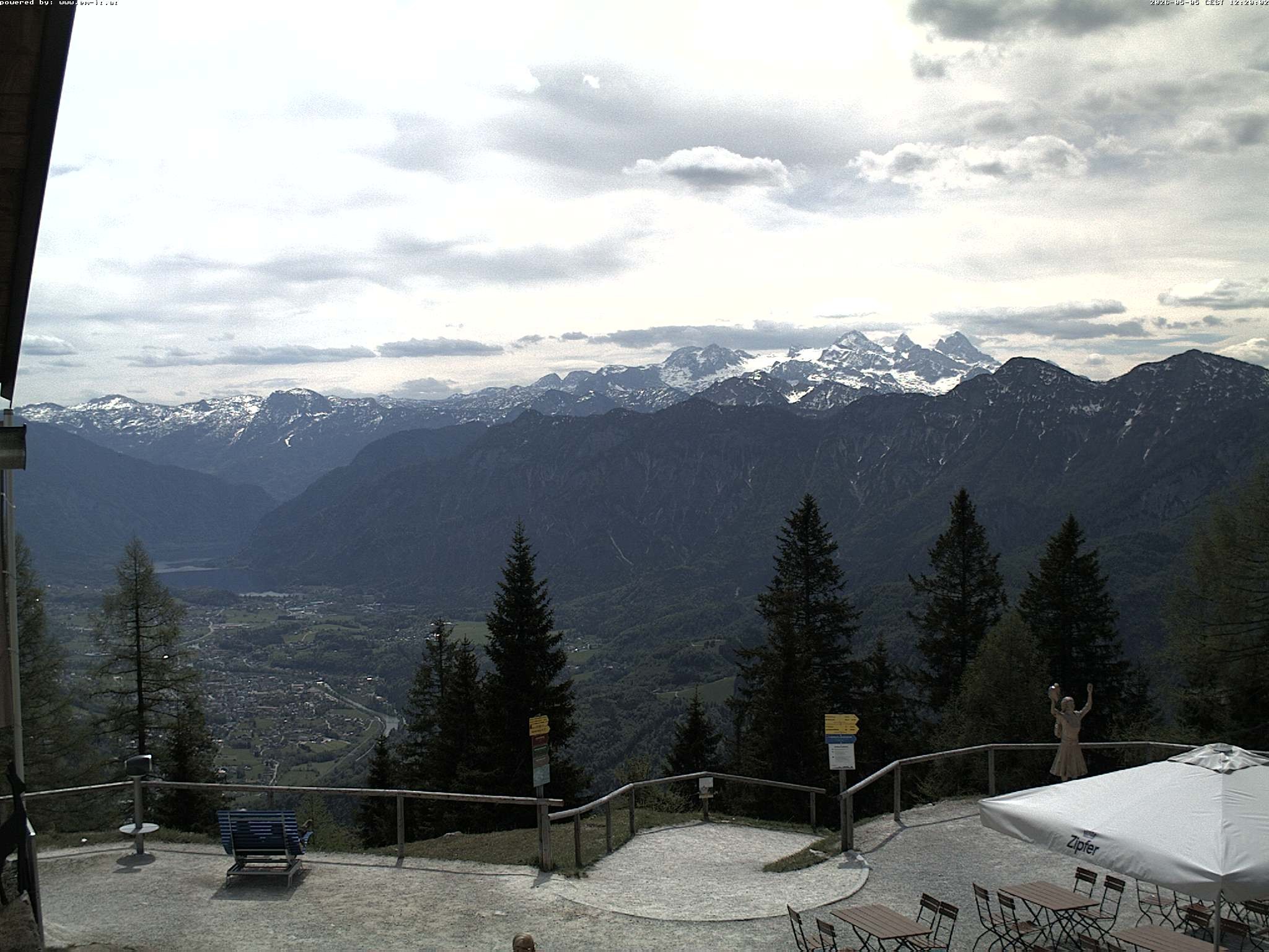 Archiv Foto Webcam Bergstation Katrin (Bad Ischl/Oberösterreich)