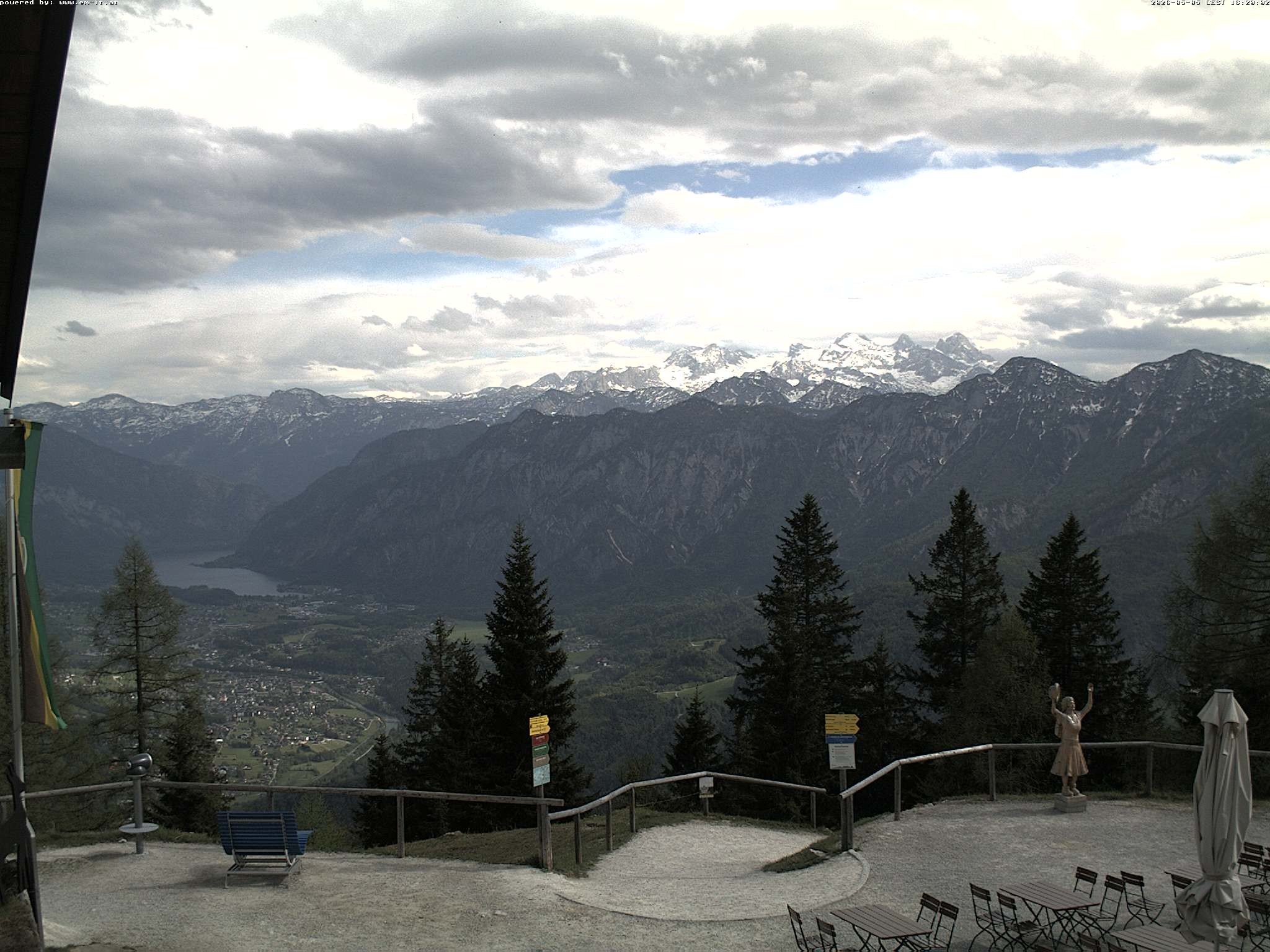 Archiv Foto Webcam Bergstation Katrin (Bad Ischl/Oberösterreich)