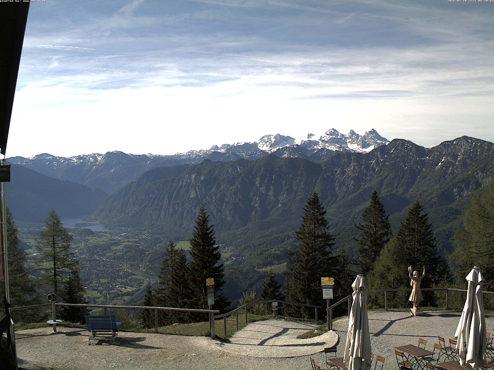 Archiv Foto Webcam Bergstation Katrin (Bad Ischl/Oberösterreich)