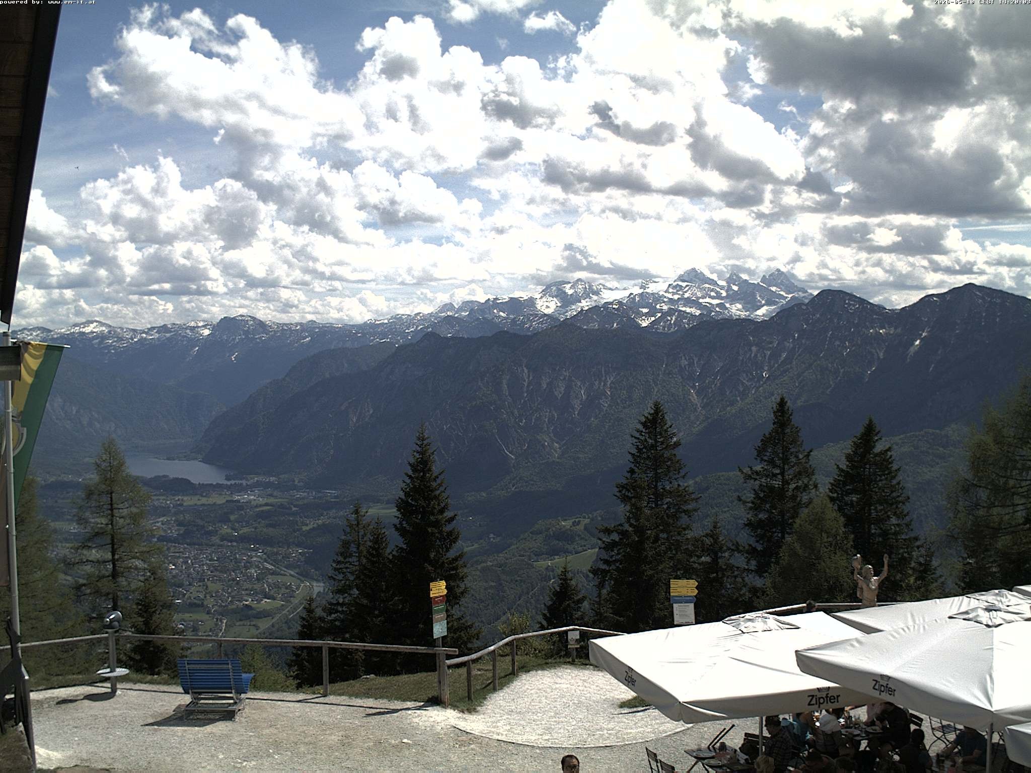 Archiv Foto Webcam Bergstation Katrin (Bad Ischl/Oberösterreich)