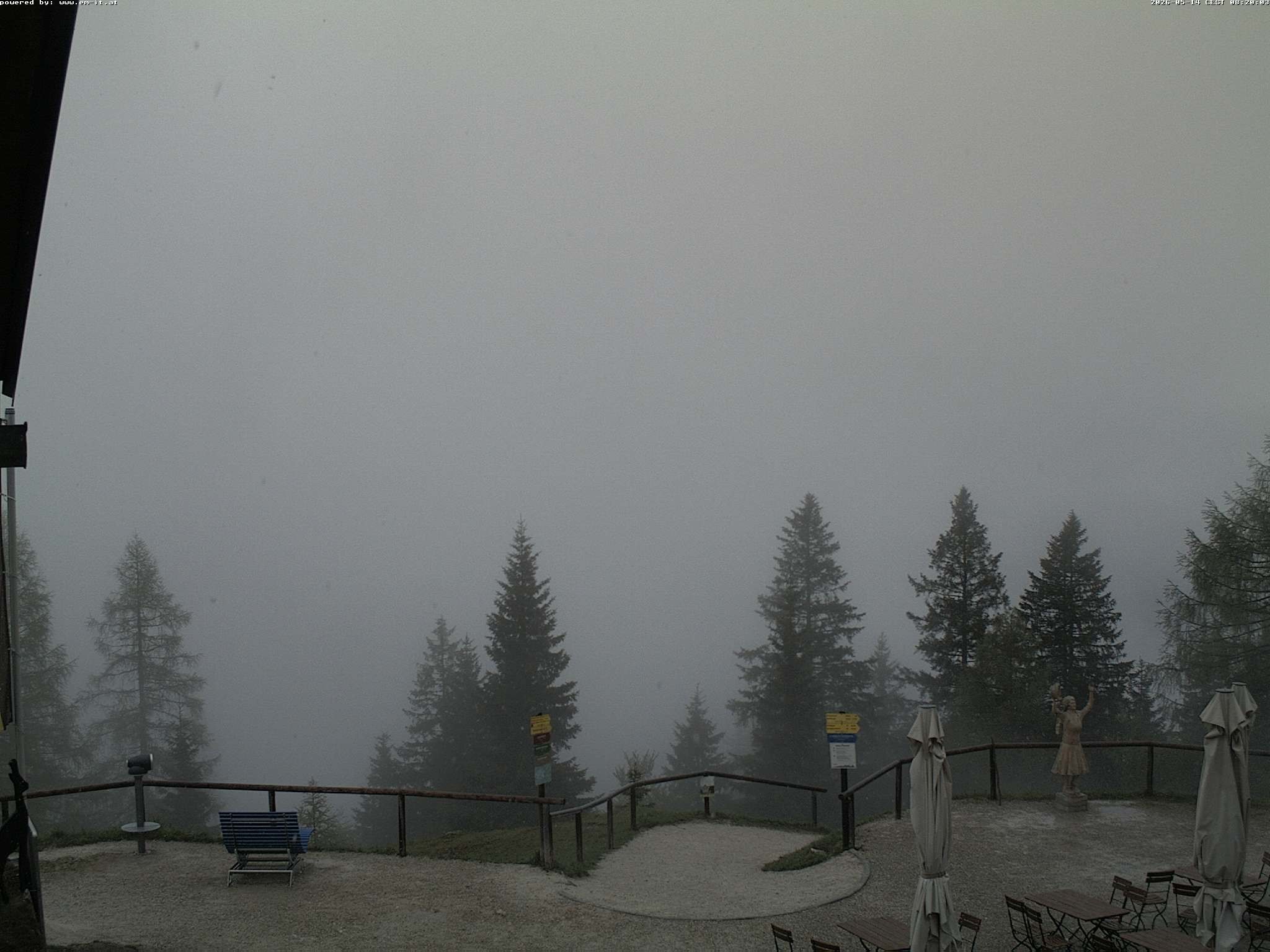 Archiv Foto Webcam Bergstation Katrin (Bad Ischl/Oberösterreich)