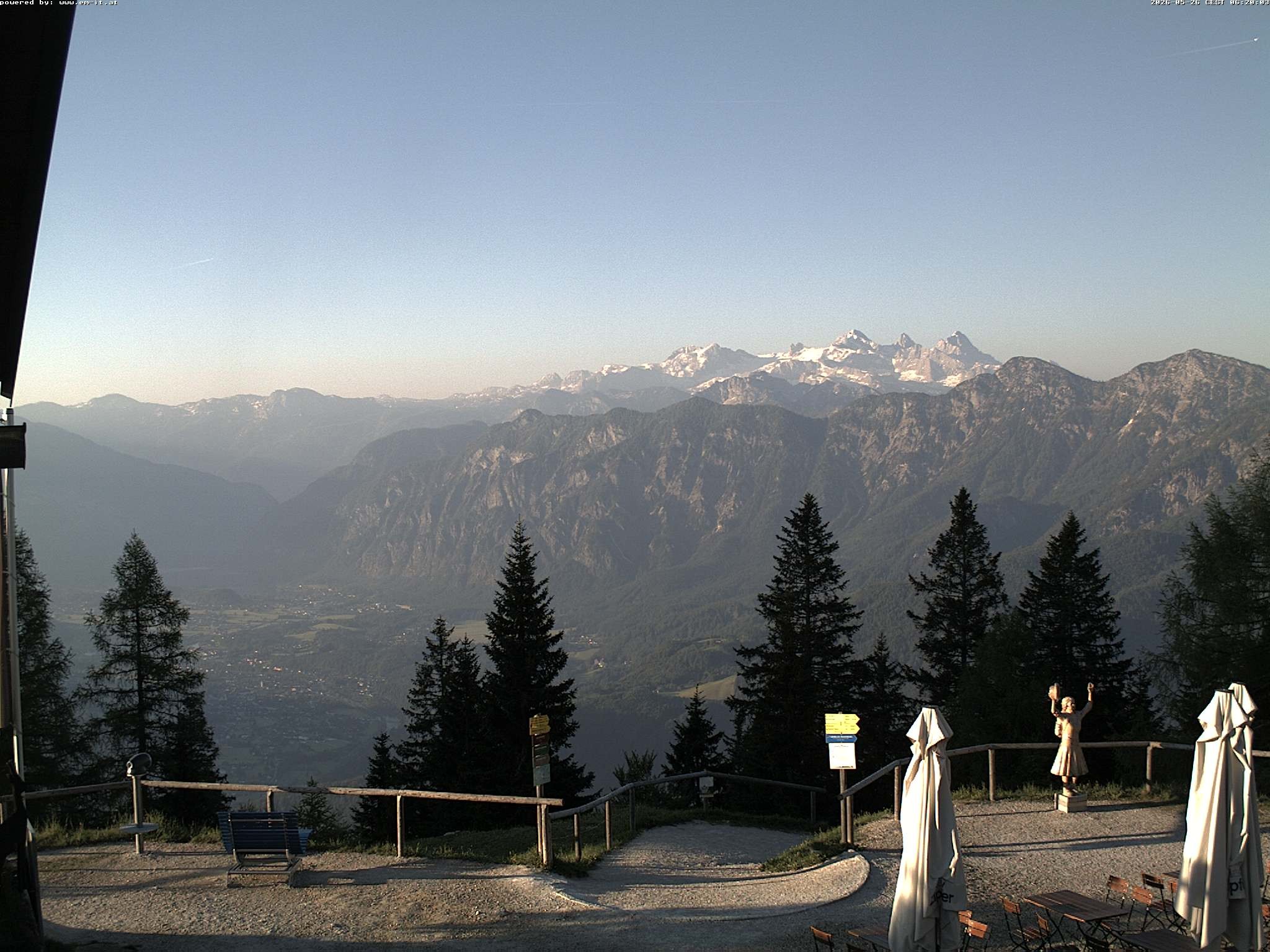 Archiv Foto Webcam Bergstation Katrin (Bad Ischl/Oberösterreich)