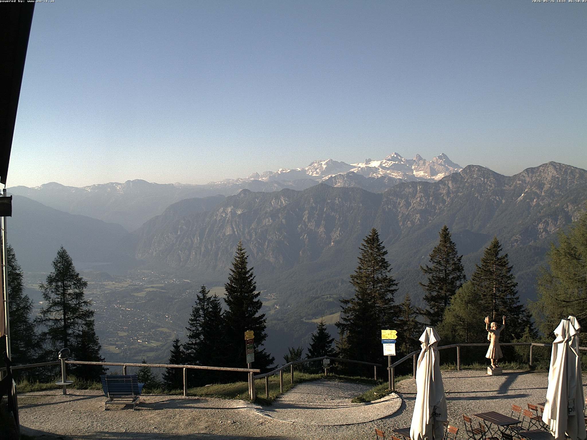 Archiv Foto Webcam Bergstation Katrin (Bad Ischl/Oberösterreich)
