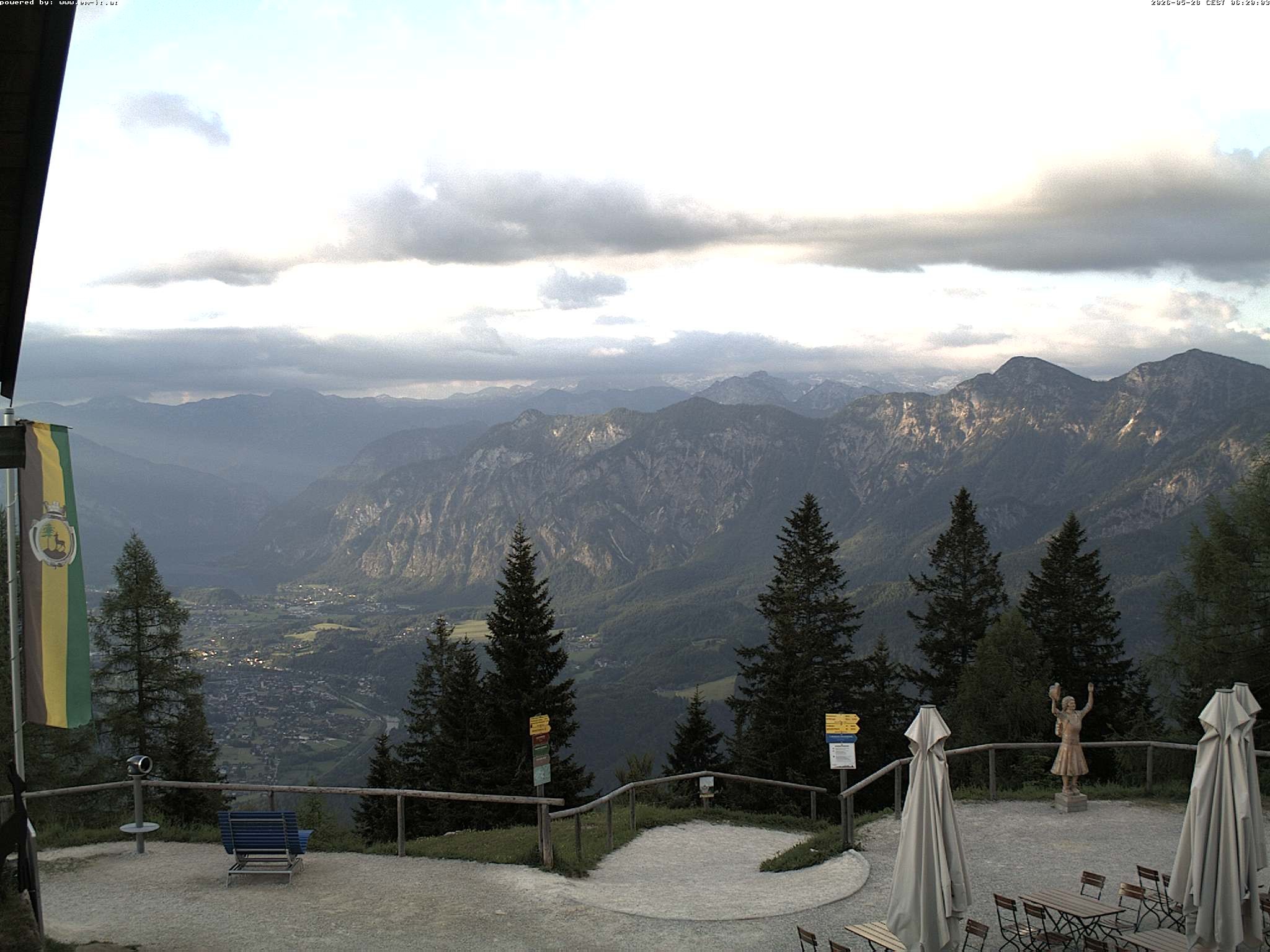 Archiv Foto Webcam Bergstation Katrin (Bad Ischl/Oberösterreich)