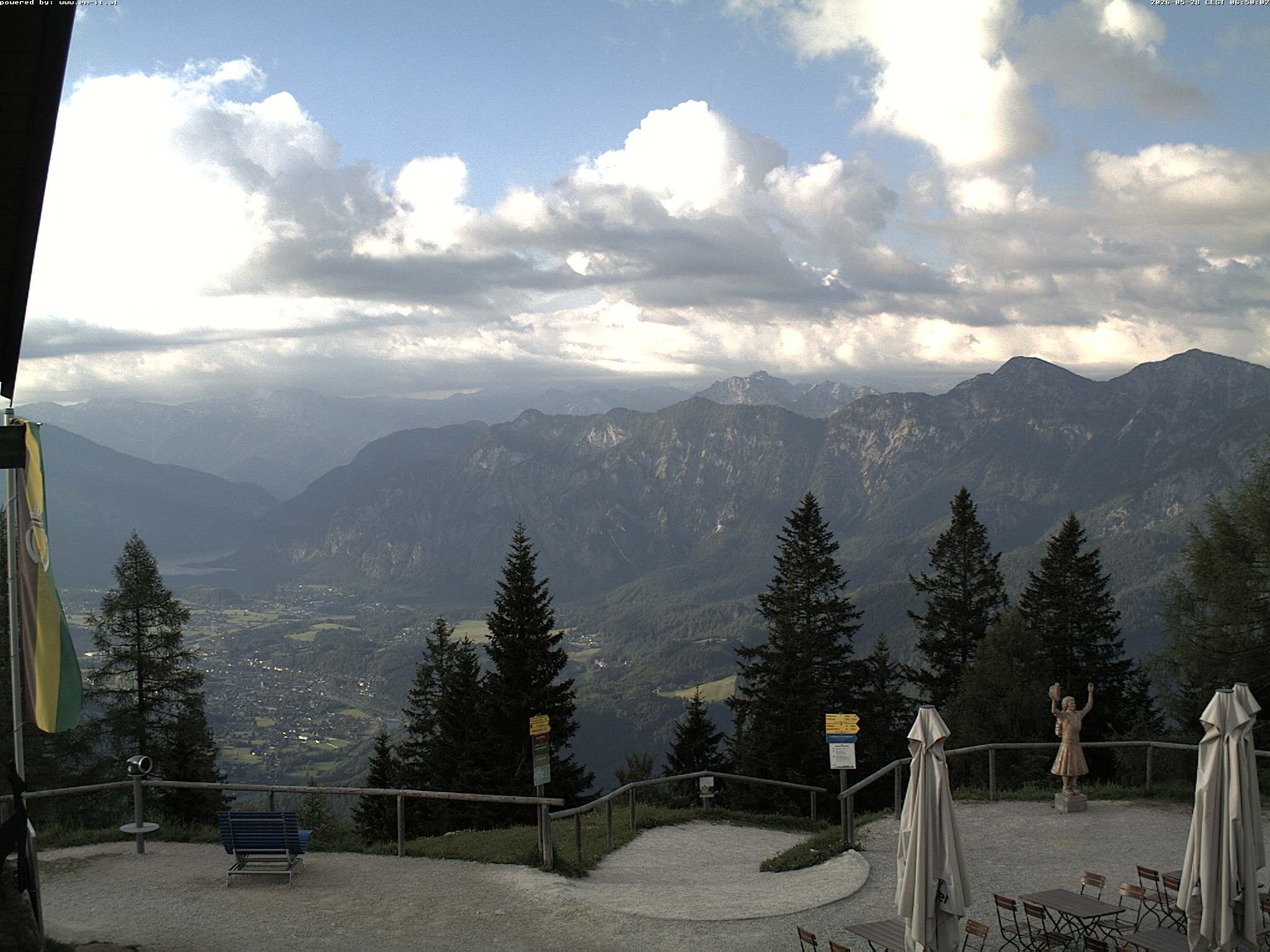 Archiv Foto Webcam Bergstation Katrin (Bad Ischl/Oberösterreich)