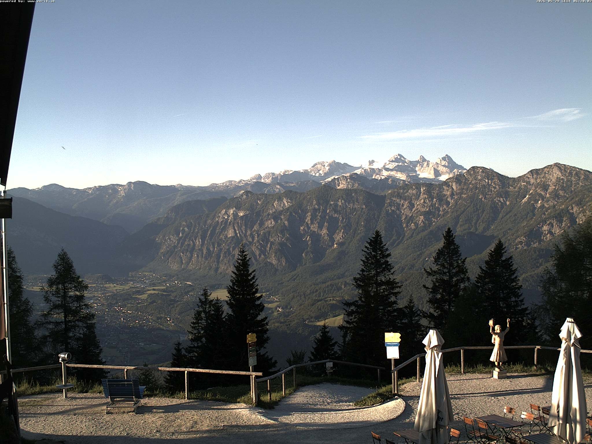 Archiv Foto Webcam Bergstation Katrin (Bad Ischl/Oberösterreich)