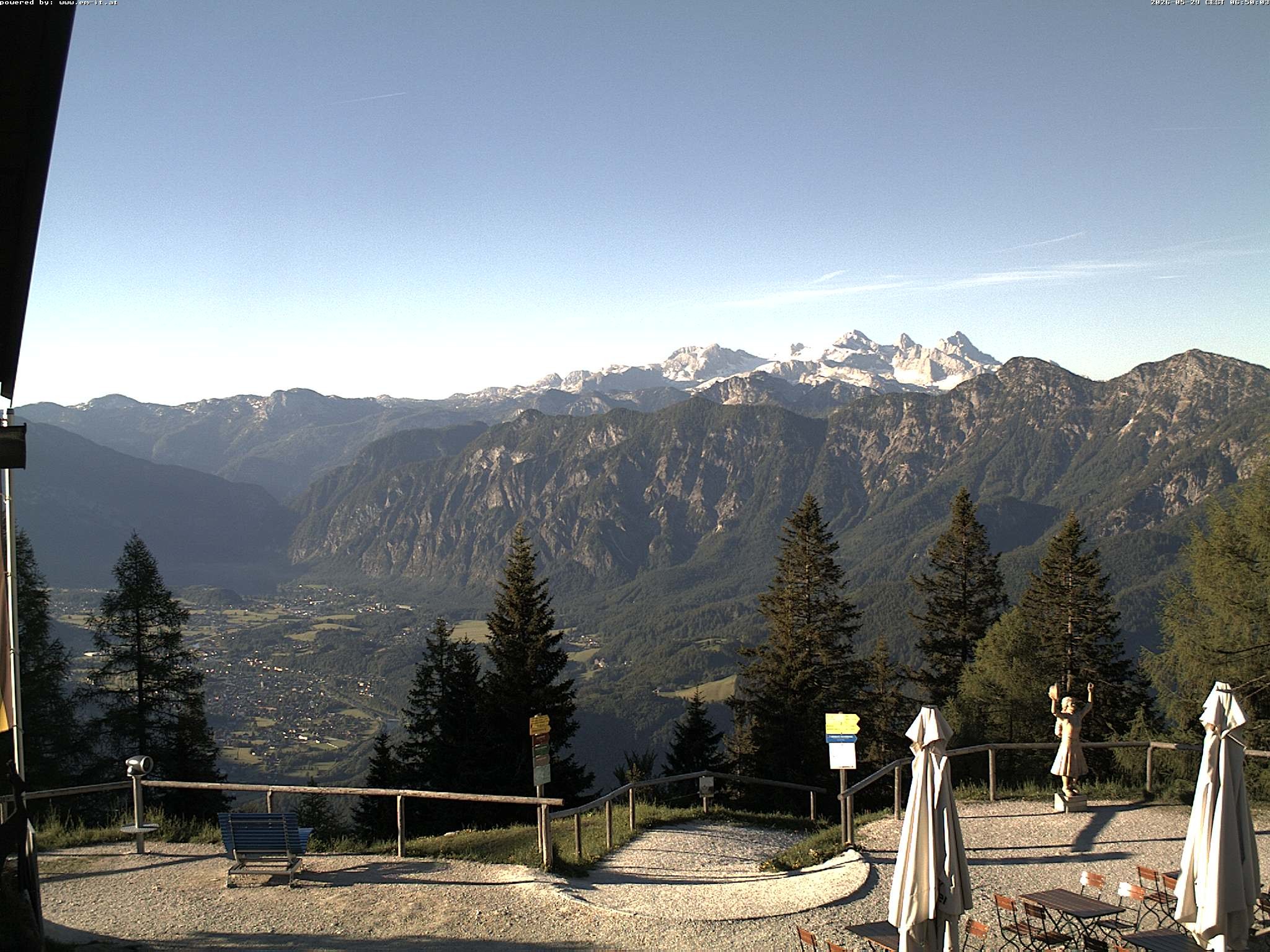 Archiv Foto Webcam Bergstation Katrin (Bad Ischl/Oberösterreich)