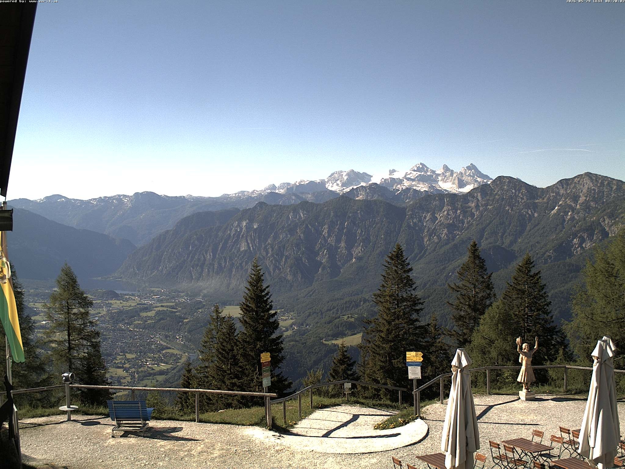 Archiv Foto Webcam Bergstation Katrin (Bad Ischl/Oberösterreich)