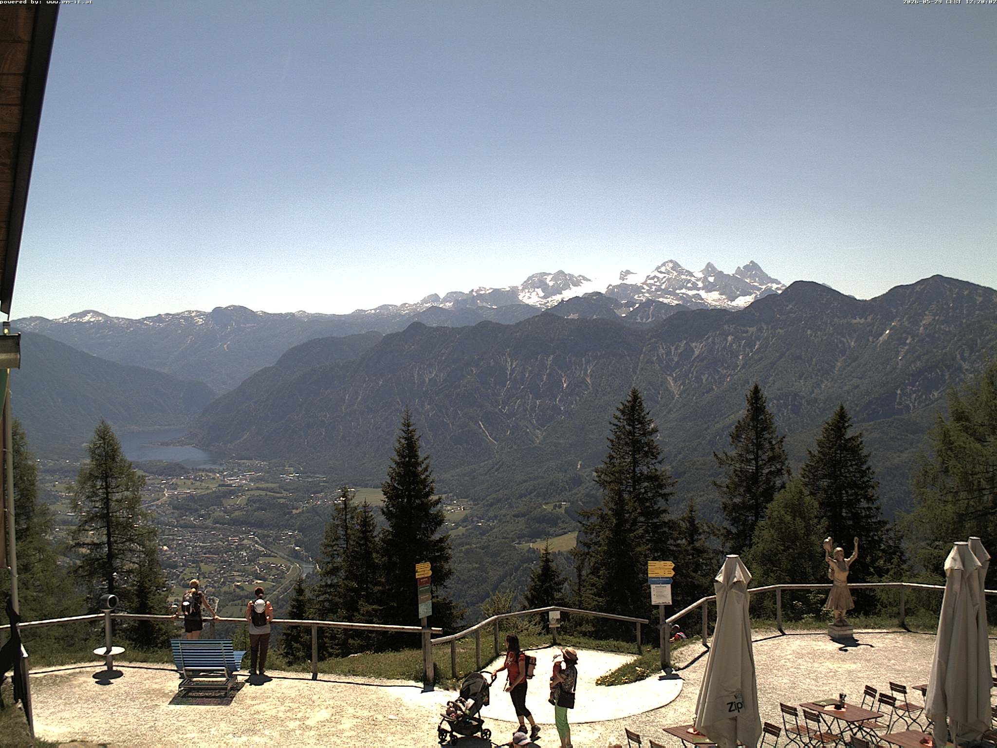 Archiv Foto Webcam Bergstation Katrin (Bad Ischl/Oberösterreich)