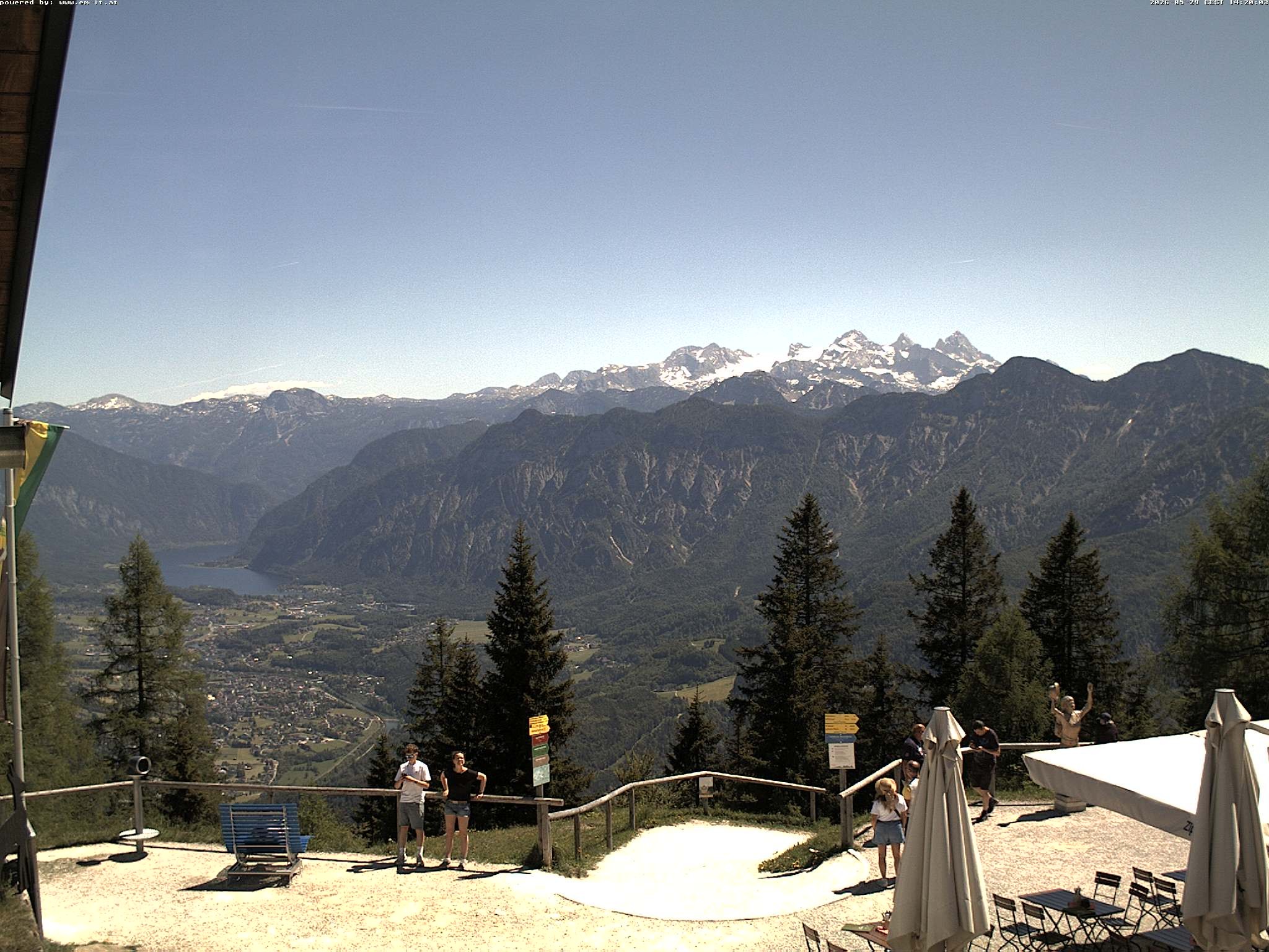 Archiv Foto Webcam Bergstation Katrin (Bad Ischl/Oberösterreich)