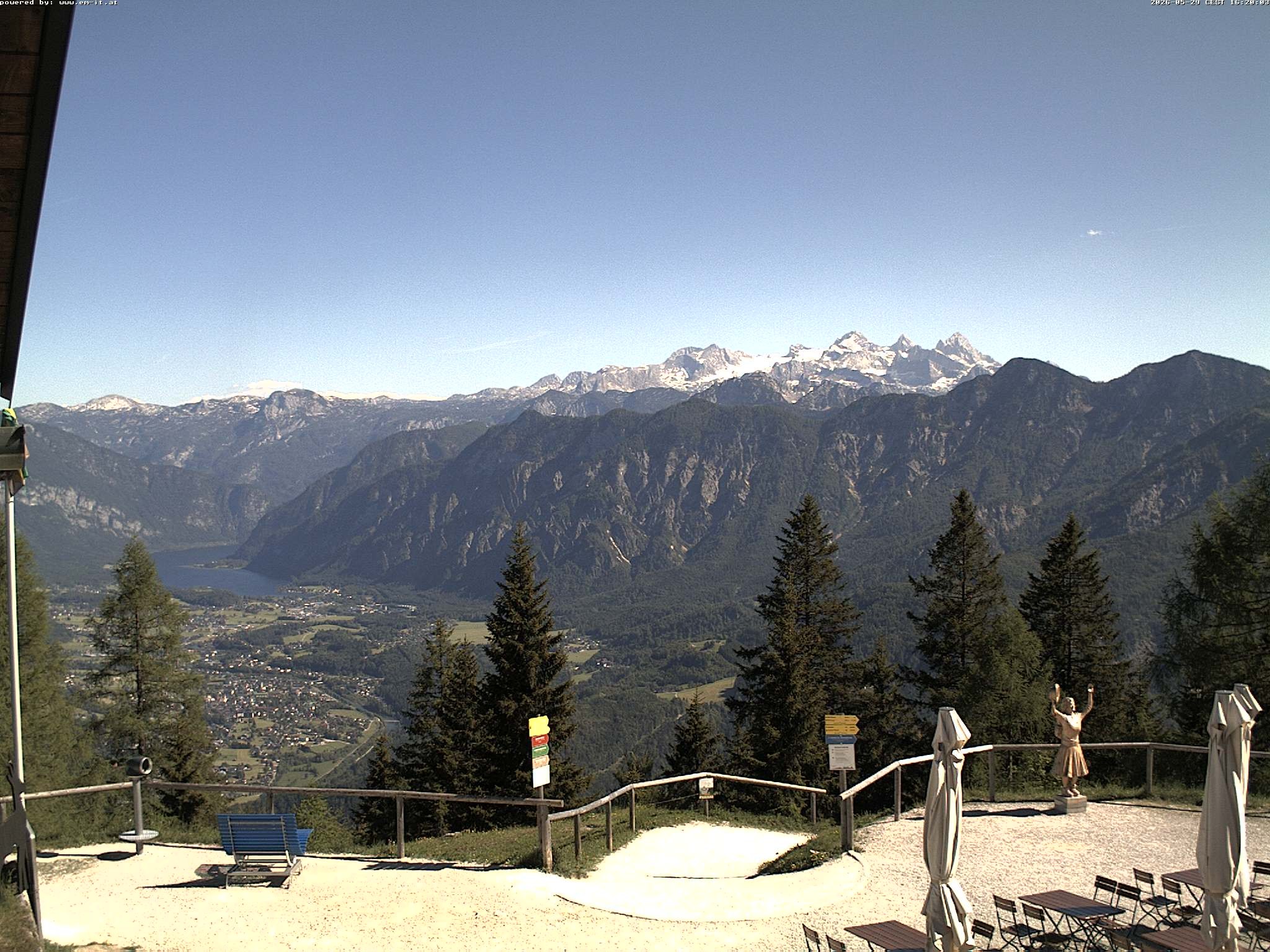 Archiv Foto Webcam Bergstation Katrin (Bad Ischl/Oberösterreich)