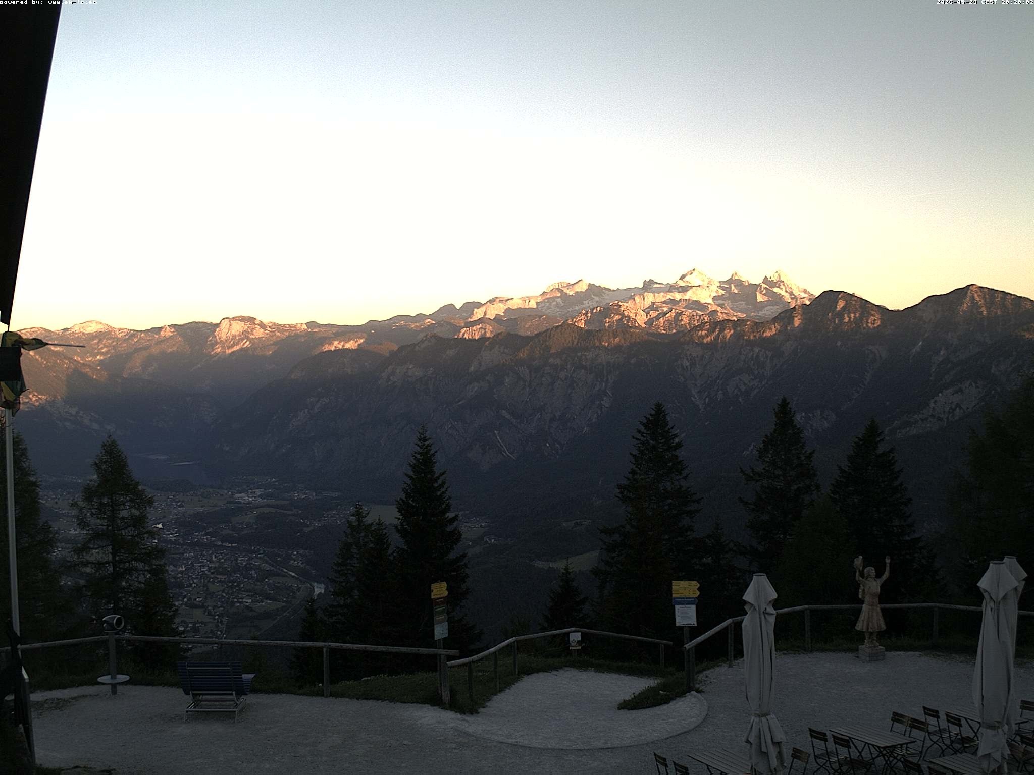 Archiv Foto Webcam Bergstation Katrin (Bad Ischl/Oberösterreich)