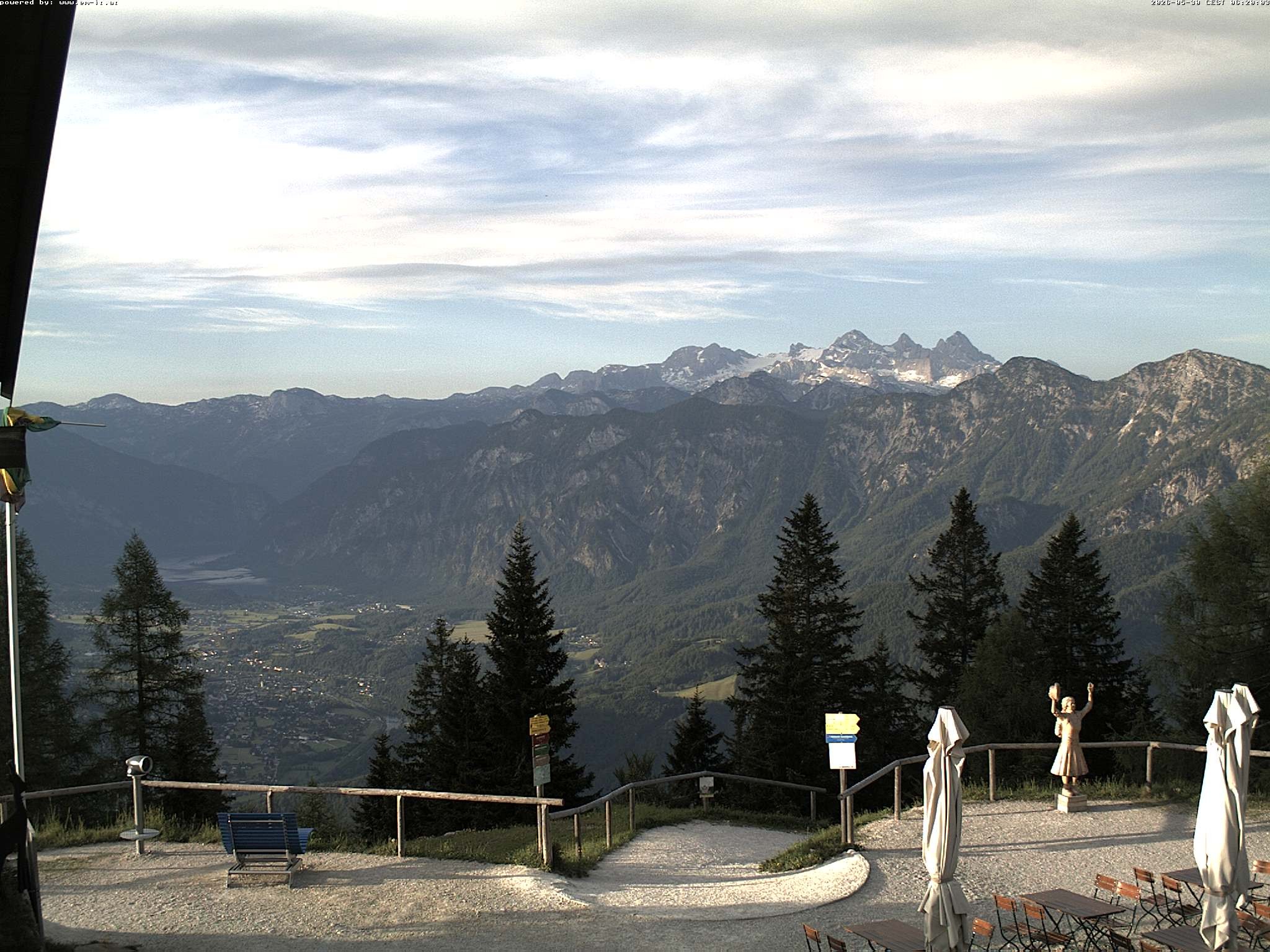 Archiv Foto Webcam Bergstation Katrin (Bad Ischl/Oberösterreich)