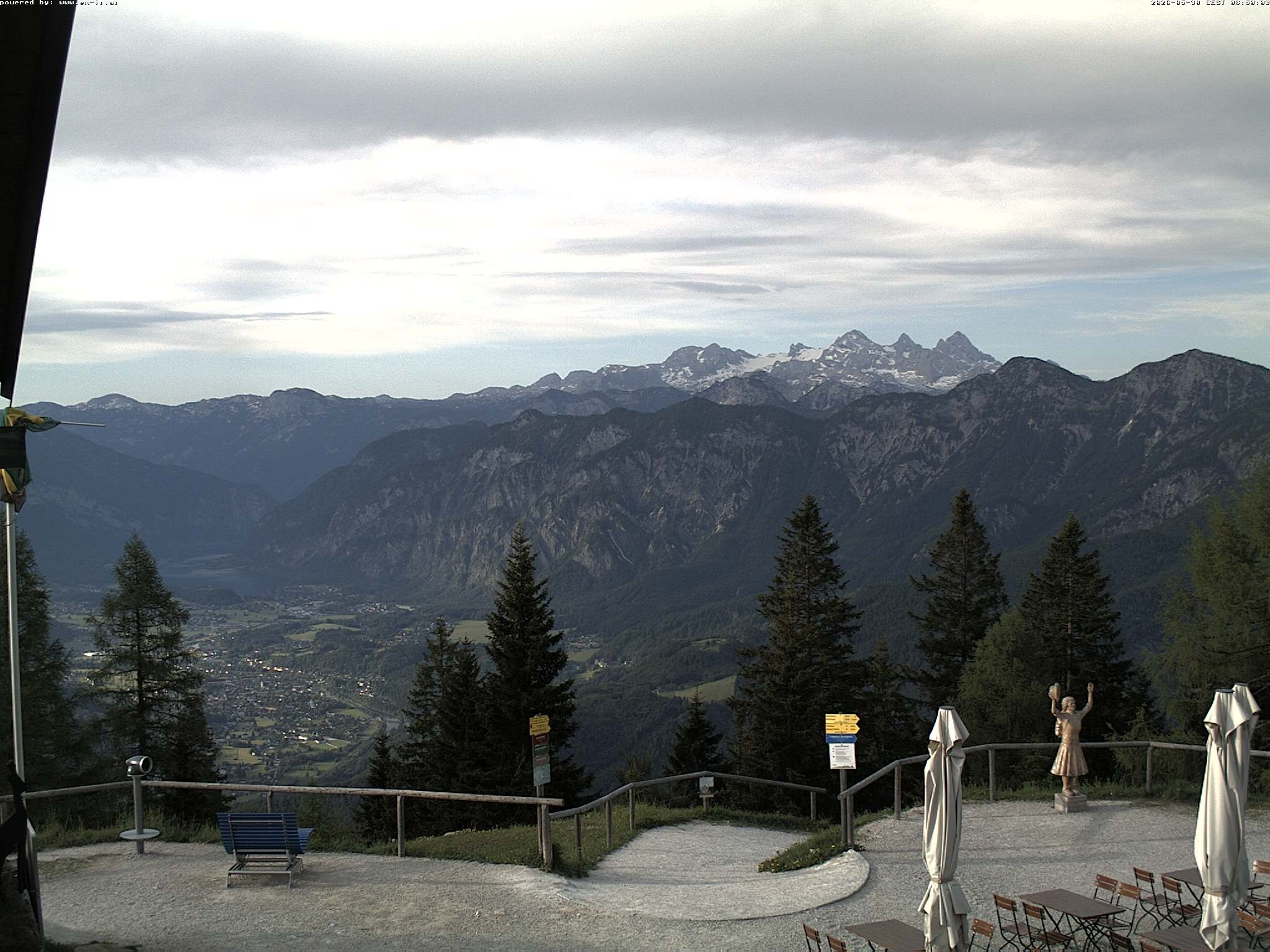 Archiv Foto Webcam Bergstation Katrin (Bad Ischl/Oberösterreich)