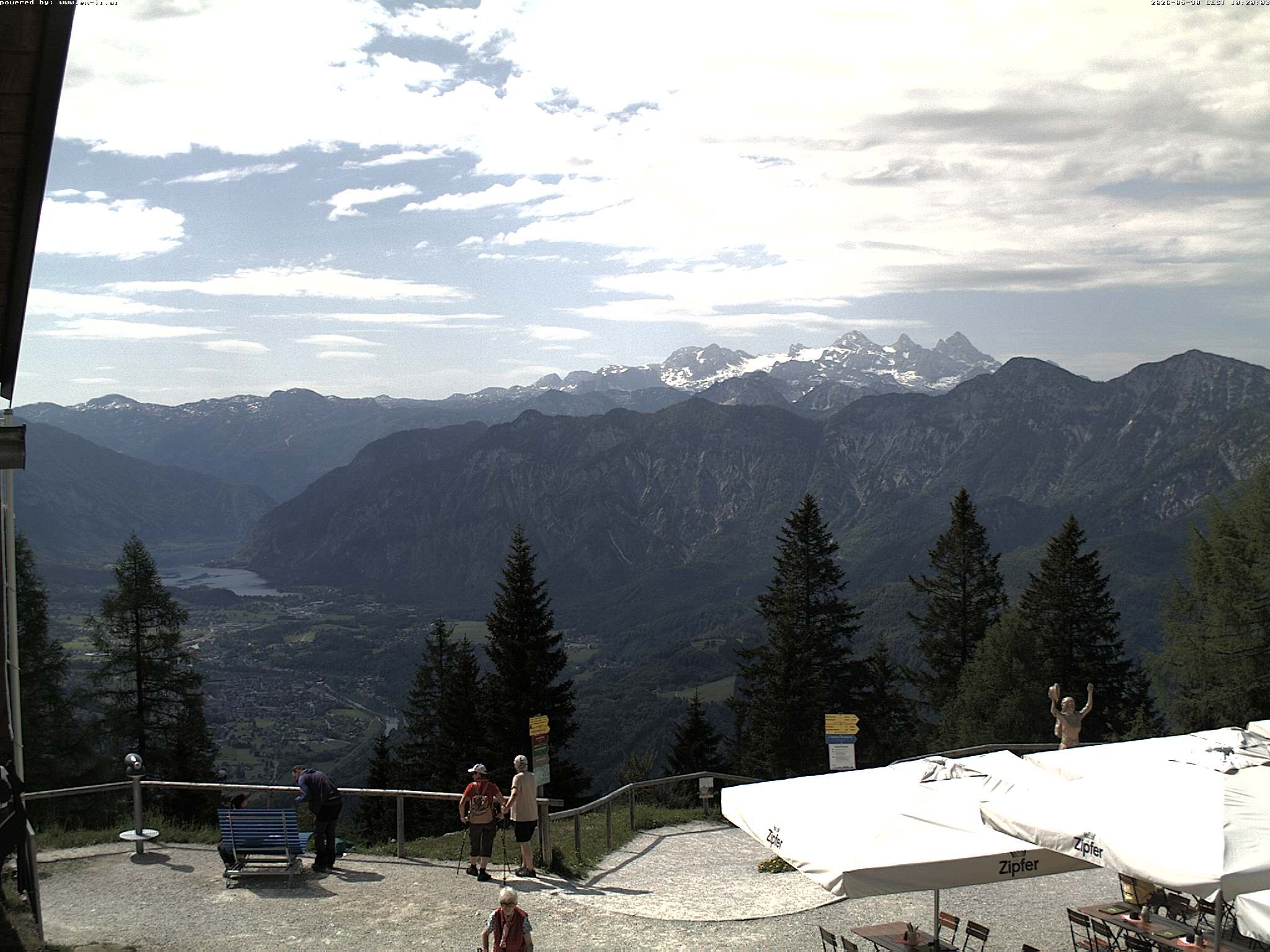 Archiv Foto Webcam Bergstation Katrin (Bad Ischl/Oberösterreich)