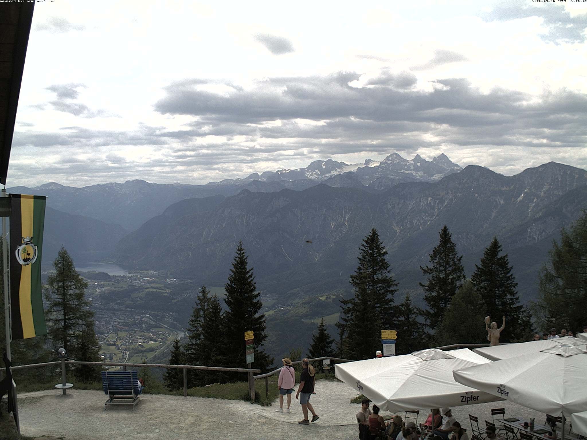 Archiv Foto Webcam Bergstation Katrin (Bad Ischl/Oberösterreich)