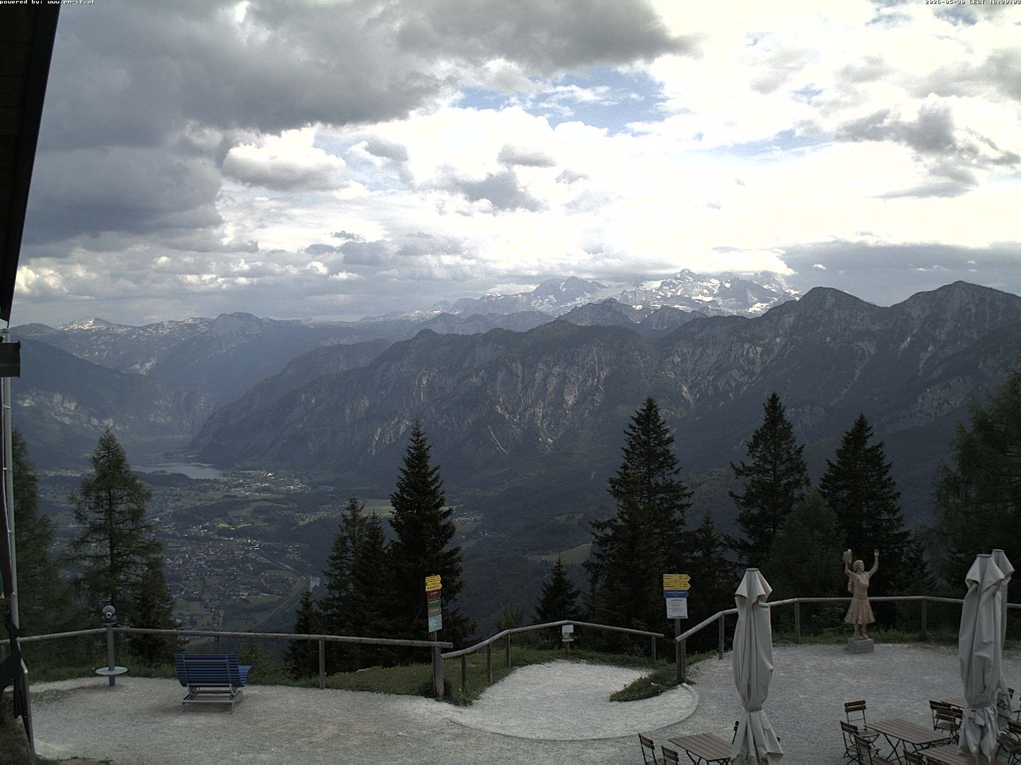 Archiv Foto Webcam Bergstation Katrin (Bad Ischl/Oberösterreich)