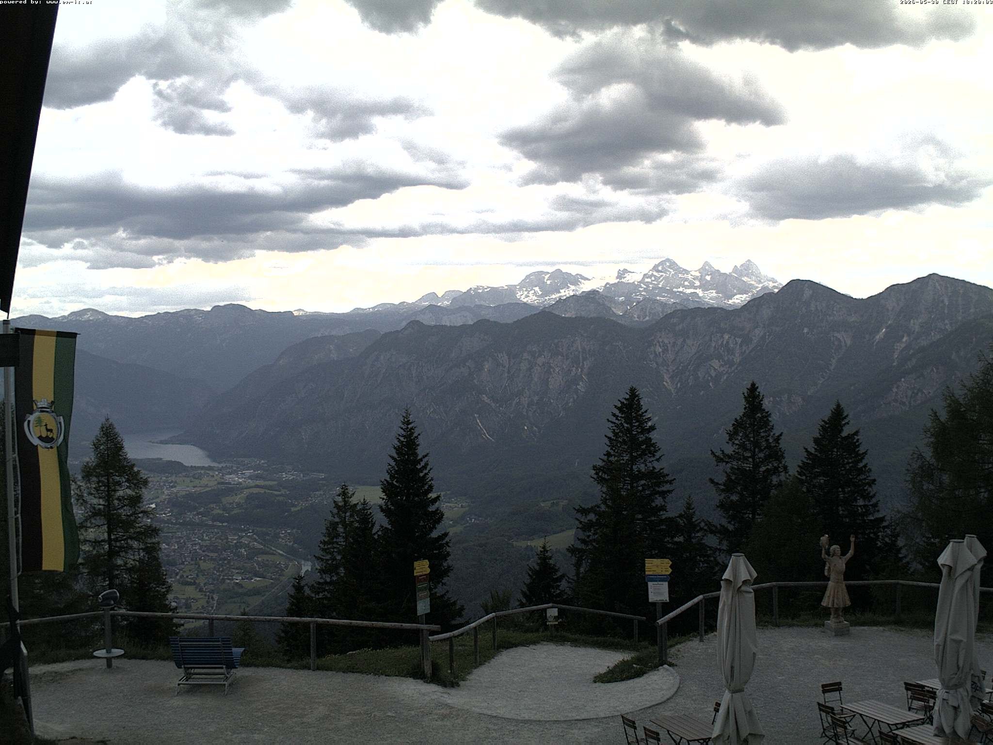 Archiv Foto Webcam Bergstation Katrin (Bad Ischl/Oberösterreich)