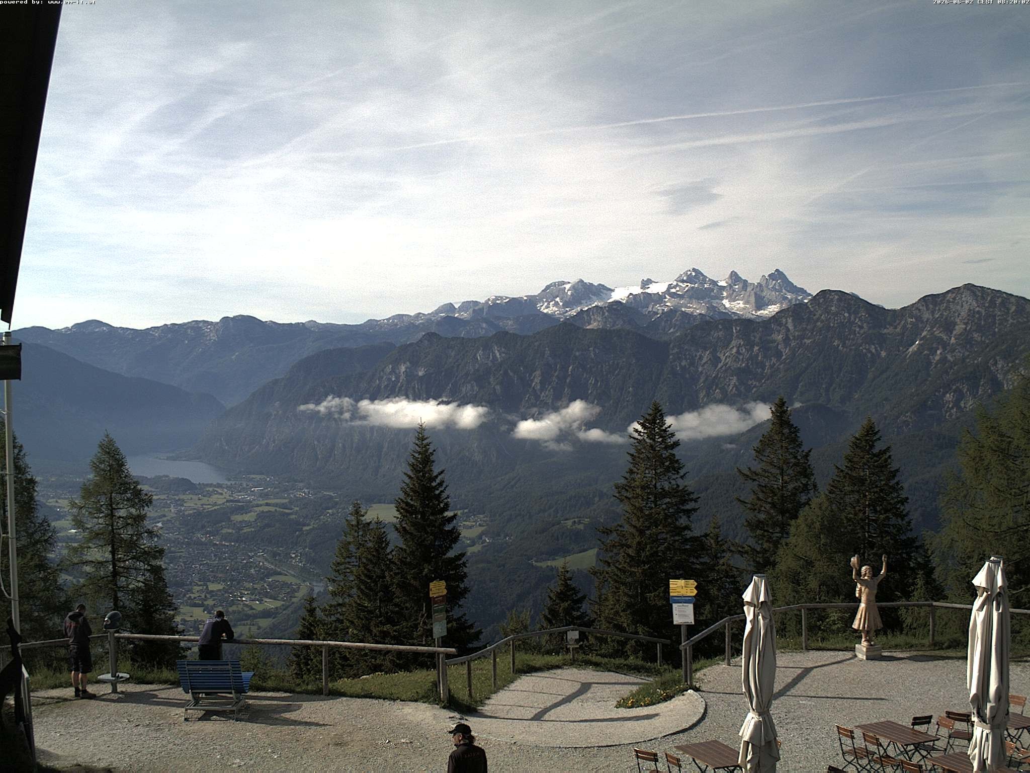 Archiv Foto Webcam Bergstation Katrin (Bad Ischl/Oberösterreich)