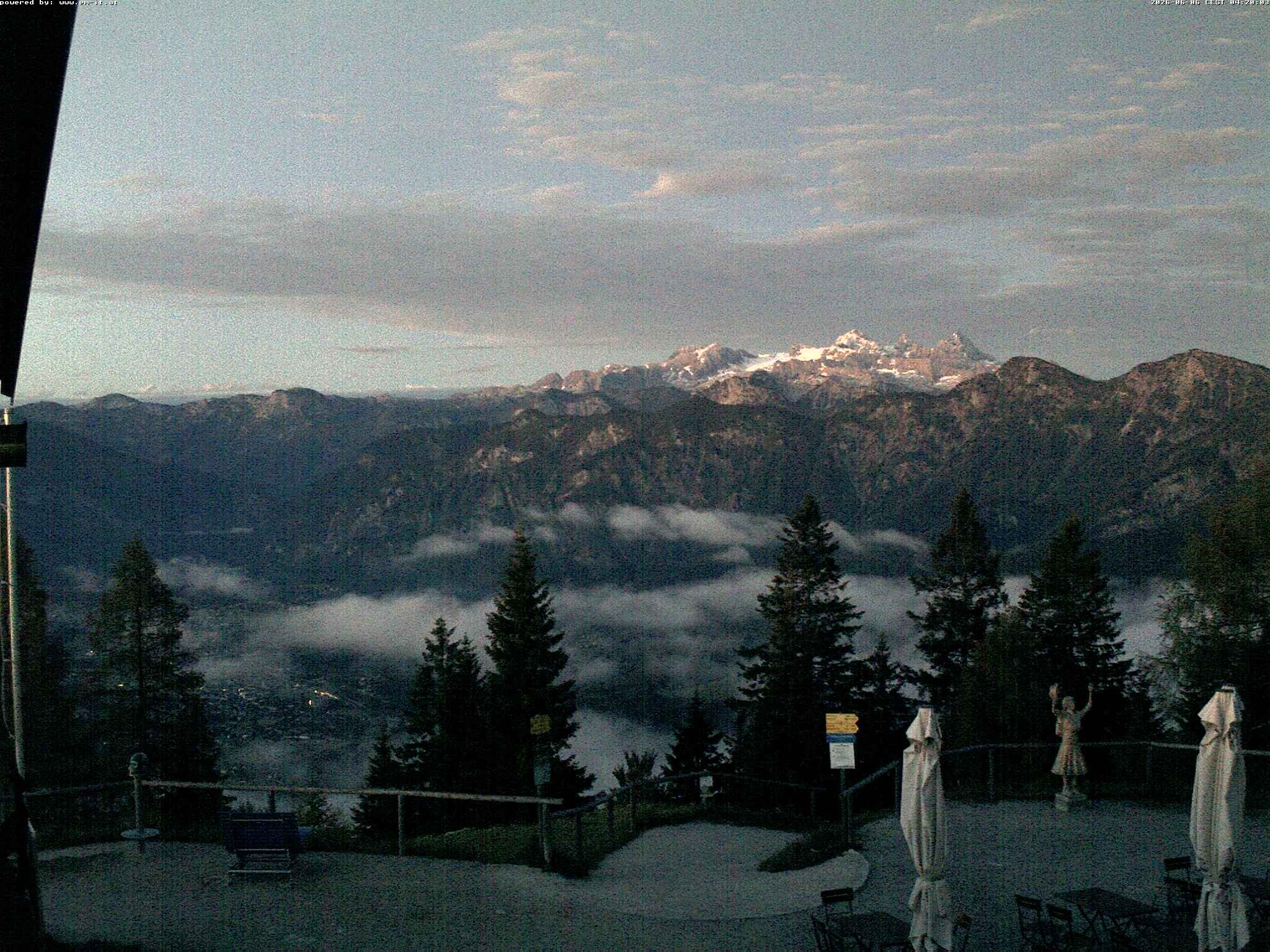 Archived image Webcam Top station Katrin (Bad Ischl/Upper Austria)