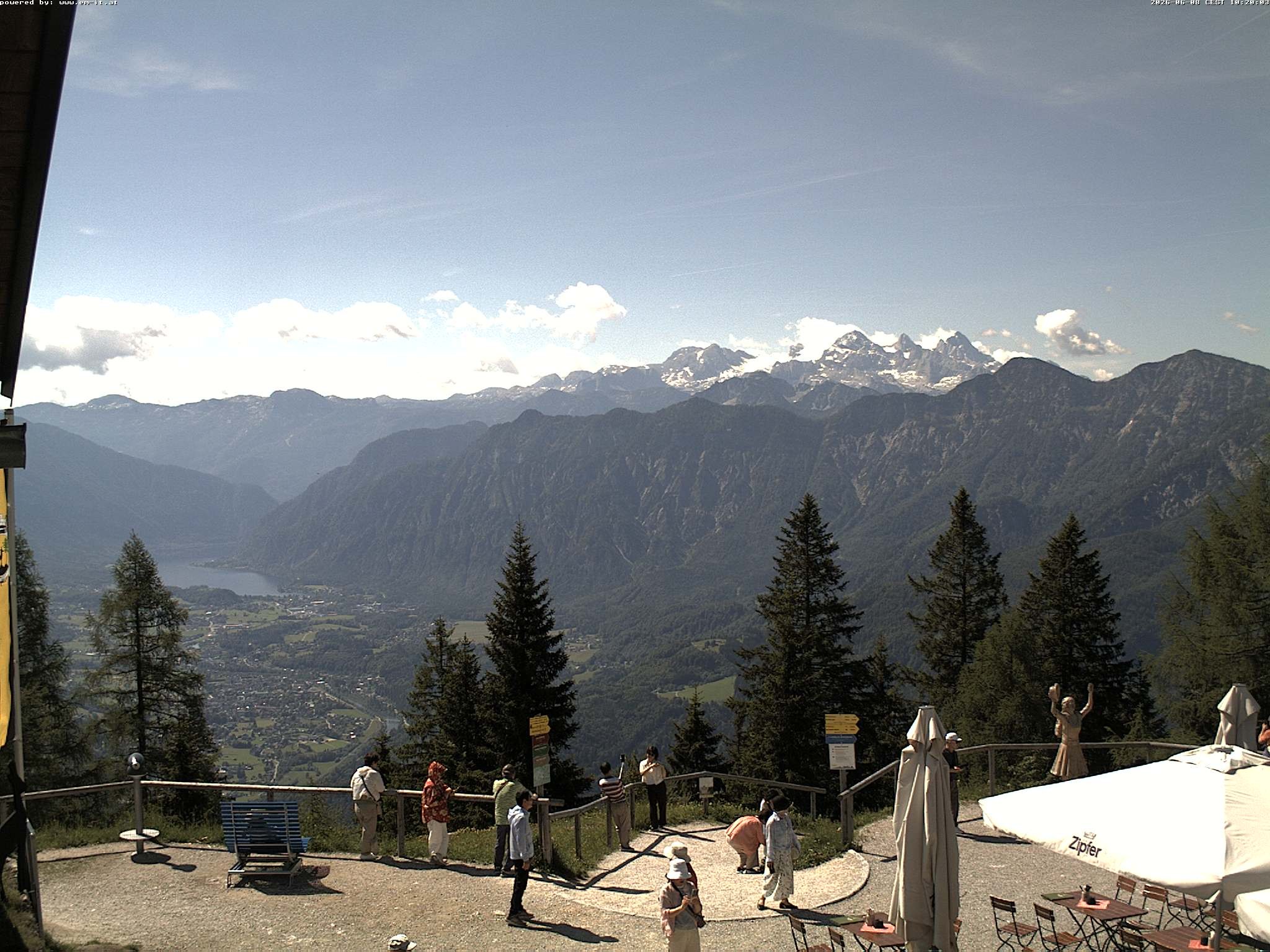 Archiv Foto Webcam Bergstation Katrin (Bad Ischl/Oberösterreich)