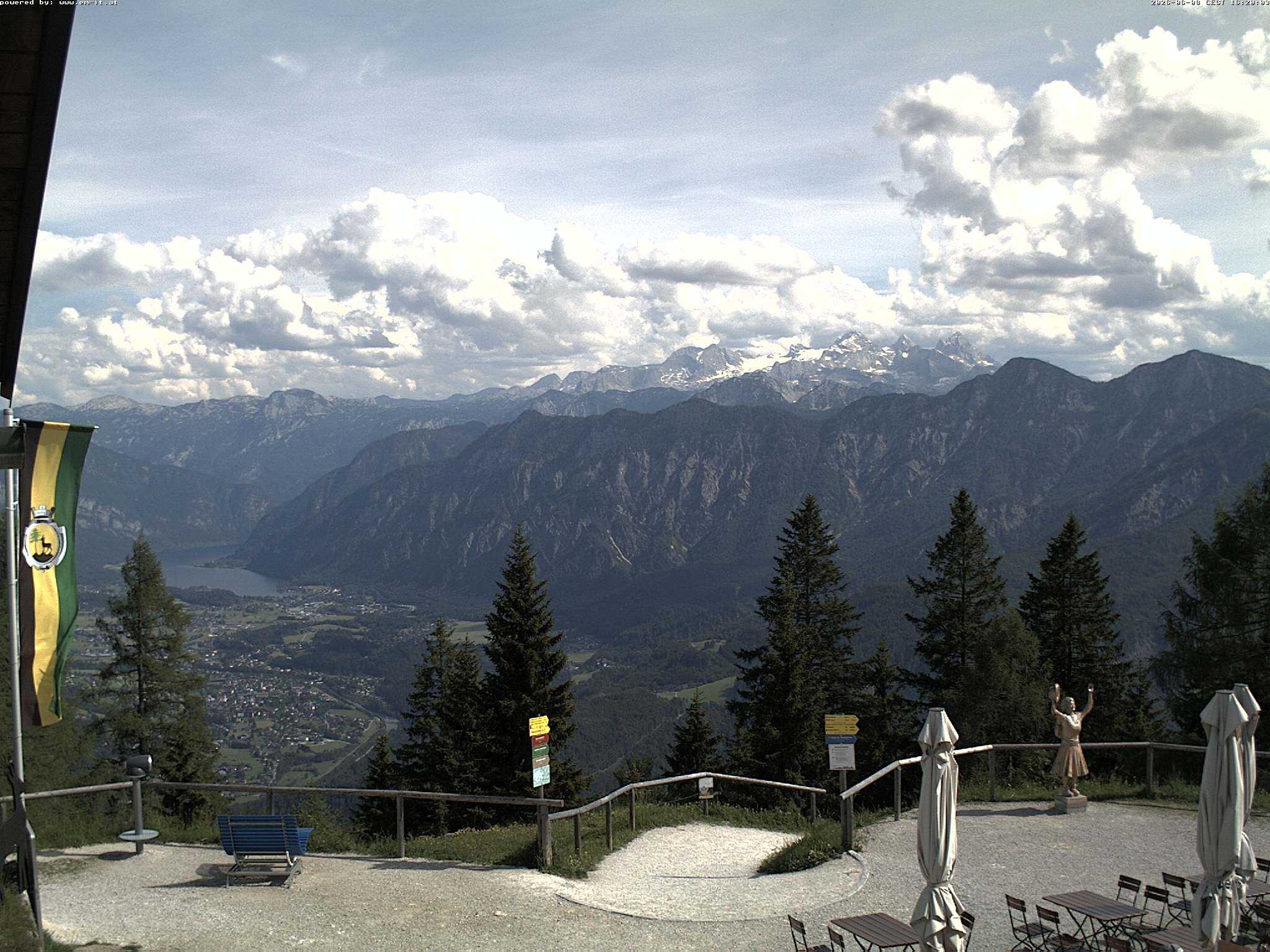 Archiv Foto Webcam Bergstation Katrin (Bad Ischl/Oberösterreich)