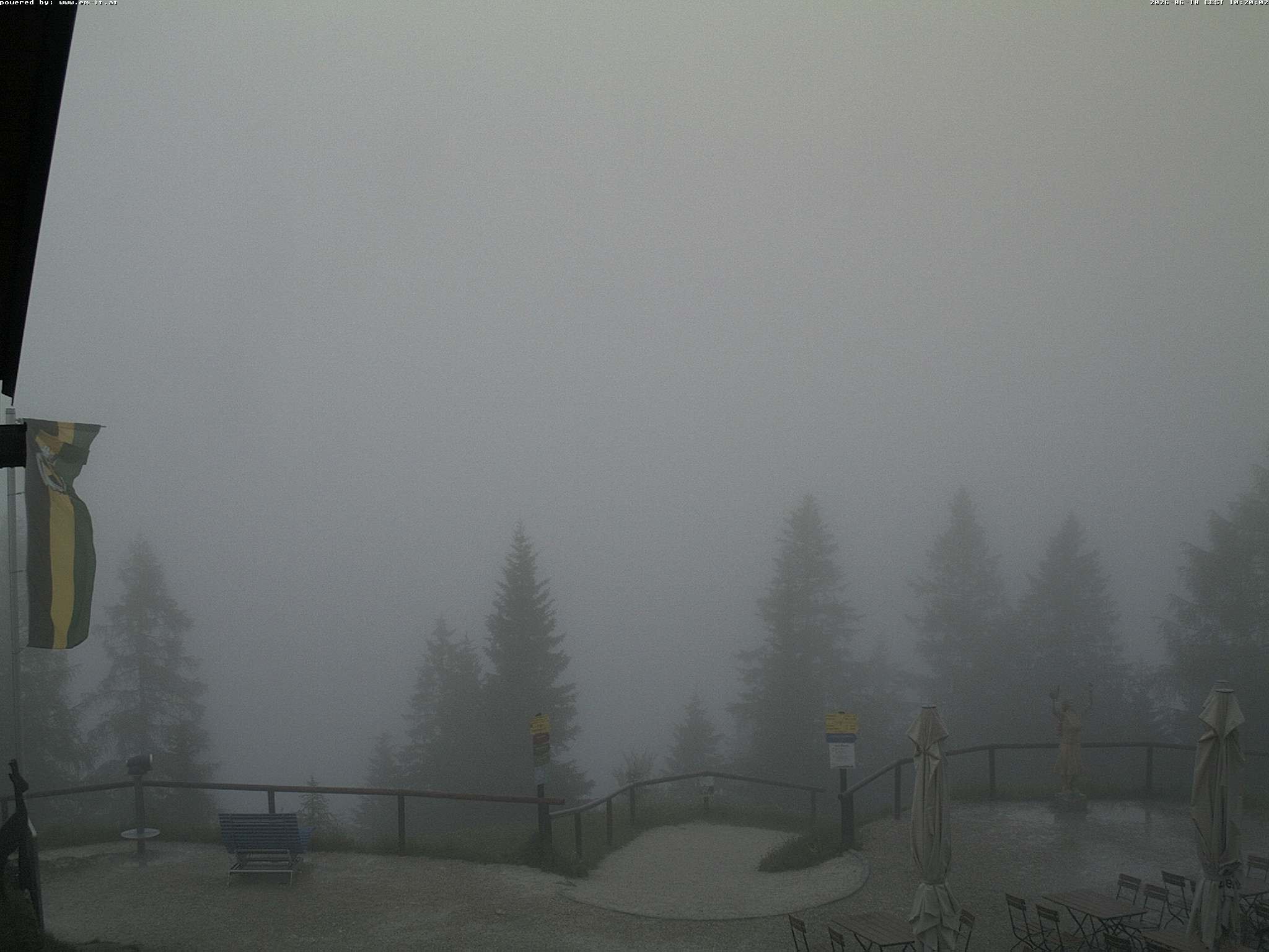 Archiv Foto Webcam Bergstation Katrin (Bad Ischl/Oberösterreich)