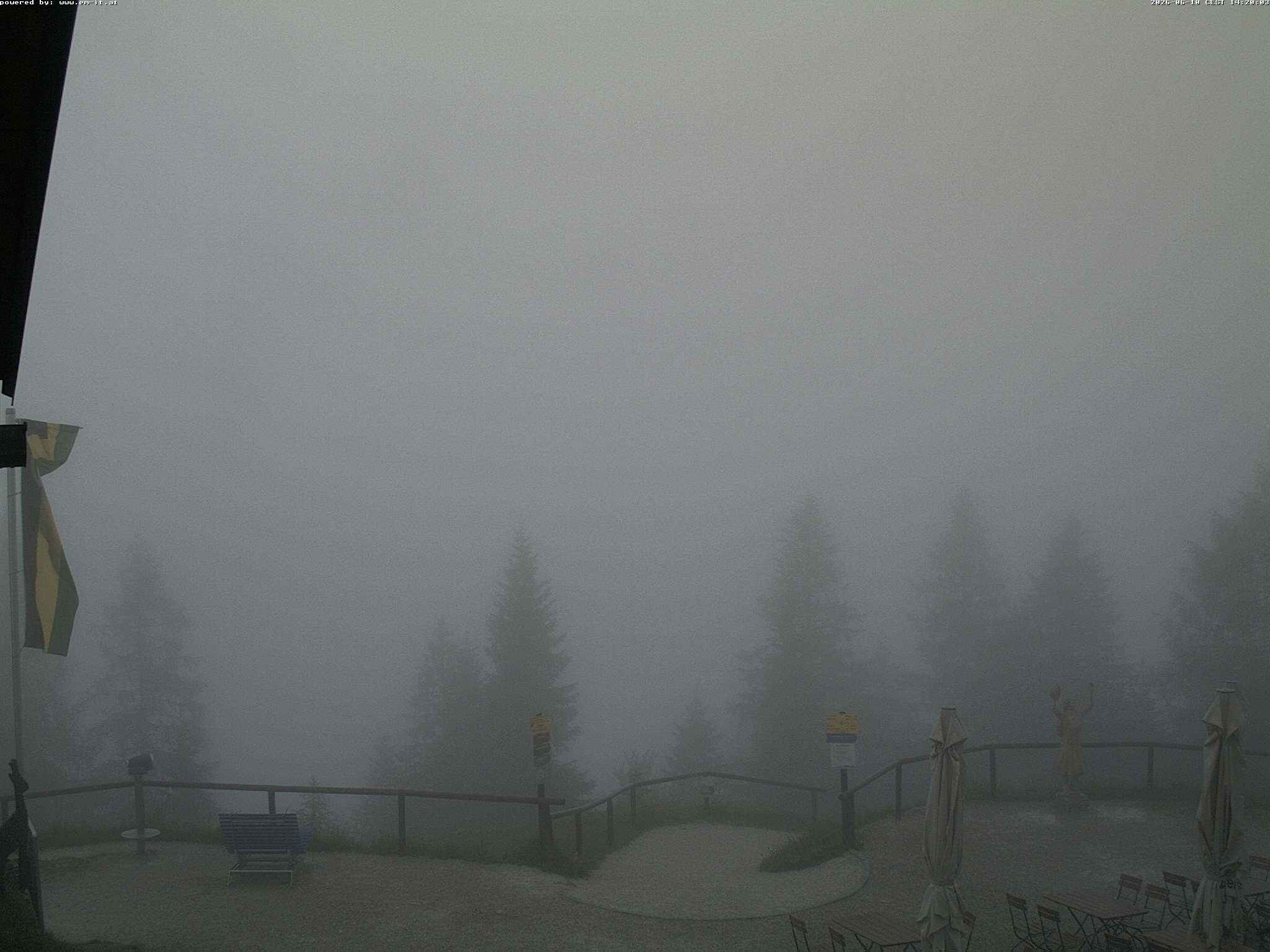 Archiv Foto Webcam Bergstation Katrin (Bad Ischl/Oberösterreich)