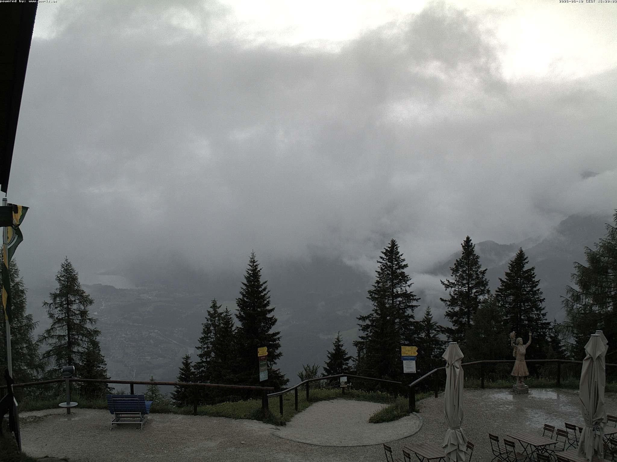 Archiv Foto Webcam Bergstation Katrin (Bad Ischl/Oberösterreich)