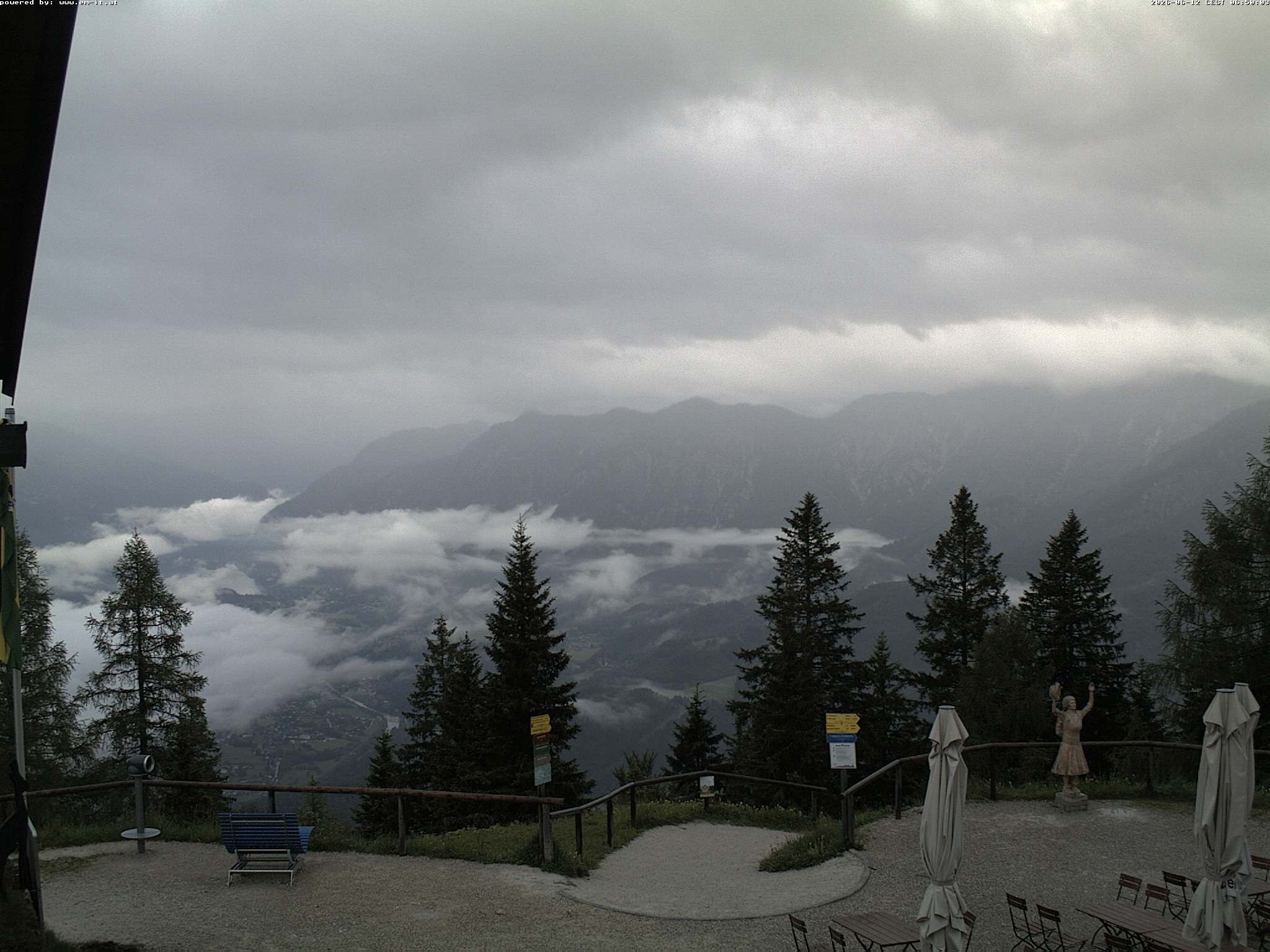 Archived image Webcam Top station Katrin (Bad Ischl/Upper Austria)