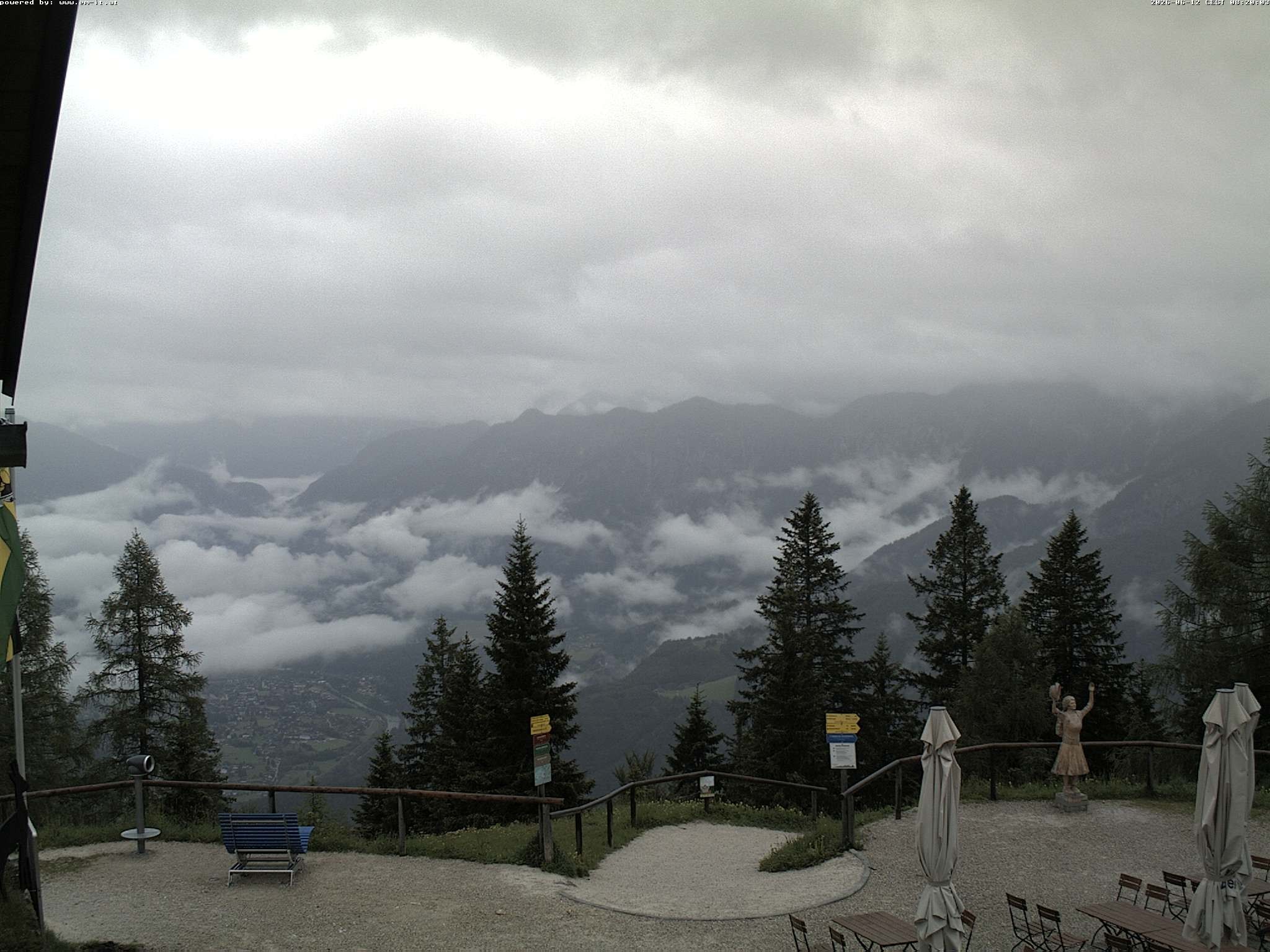 Archived image Webcam Top station Katrin (Bad Ischl/Upper Austria)