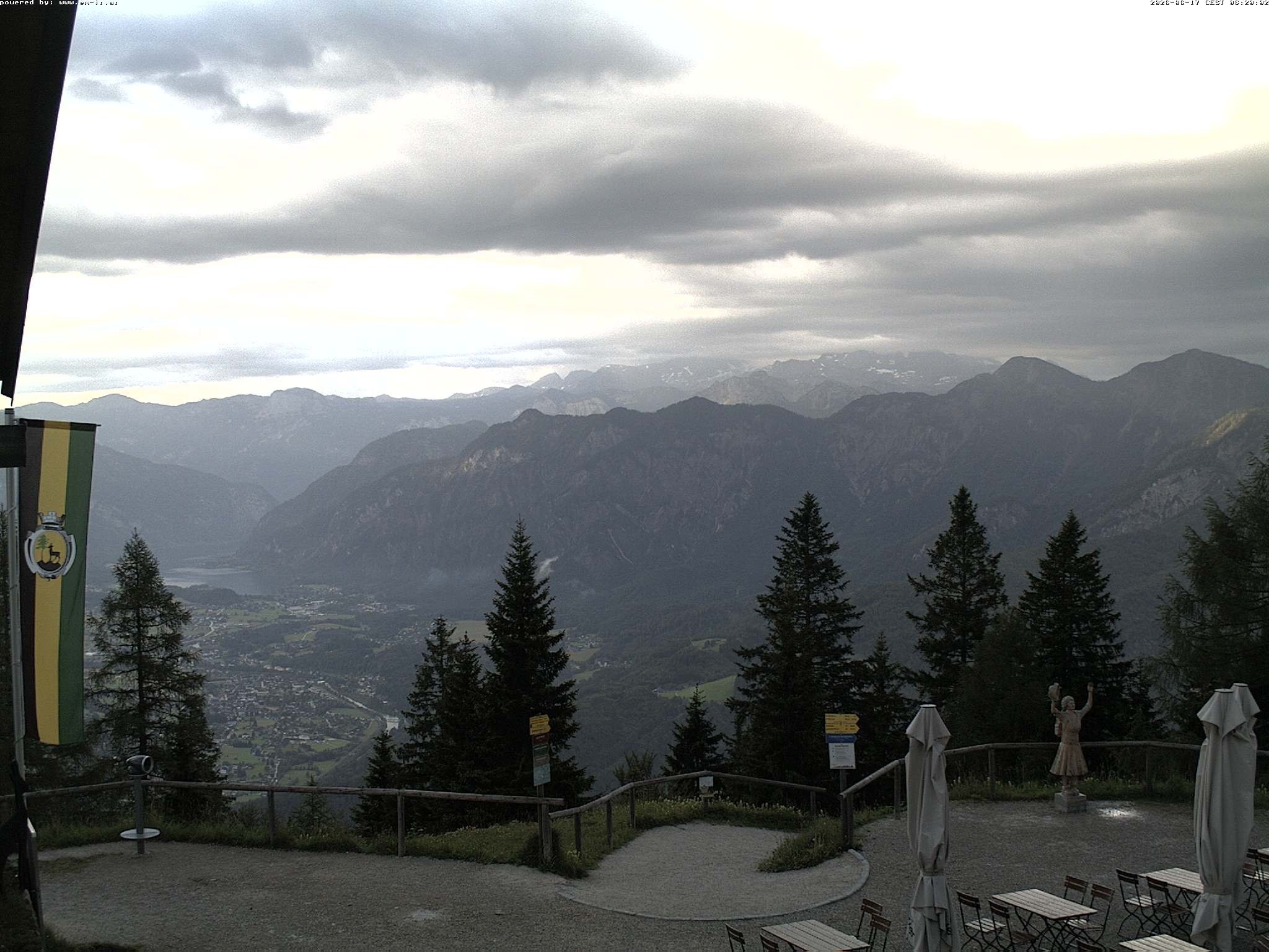 Archiv Foto Webcam Bergstation Katrin (Bad Ischl/Oberösterreich)