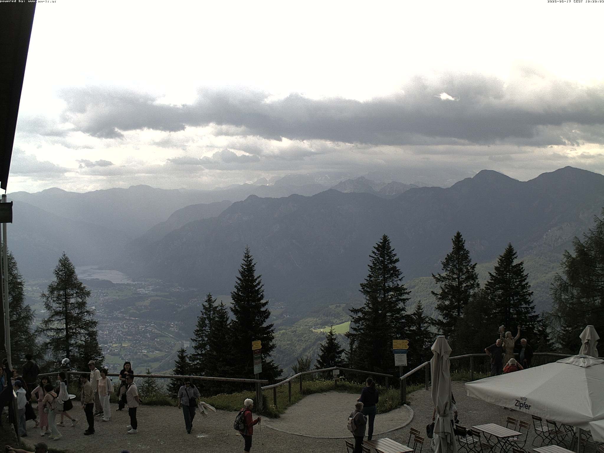 Archiv Foto Webcam Bergstation Katrin (Bad Ischl/Oberösterreich)