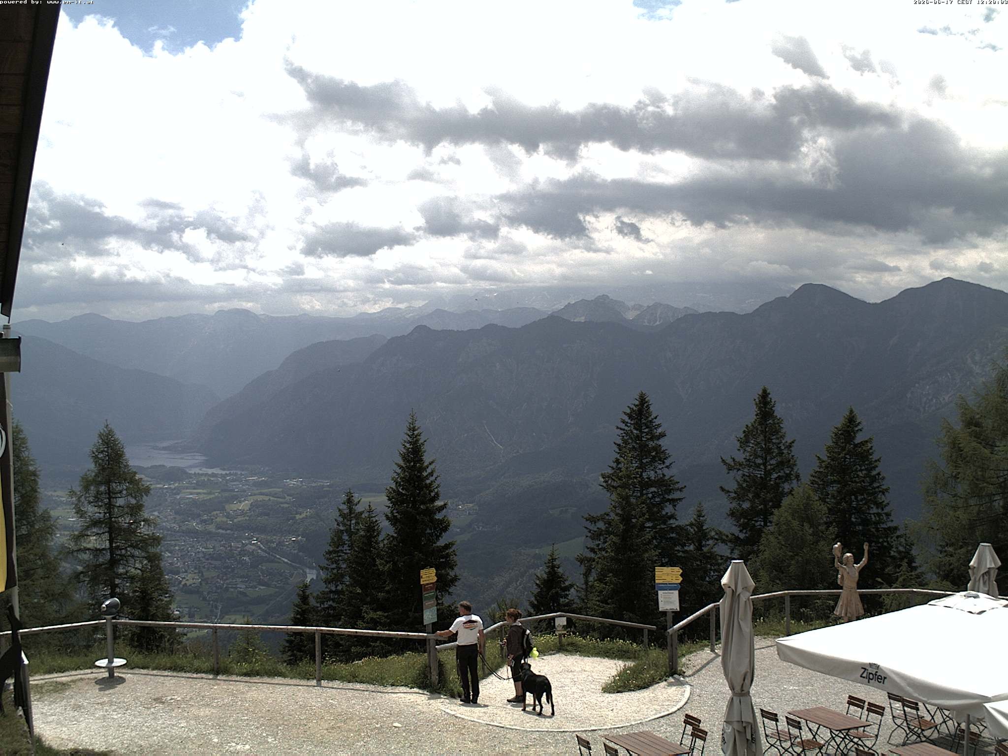 Archiv Foto Webcam Bergstation Katrin (Bad Ischl/Oberösterreich)