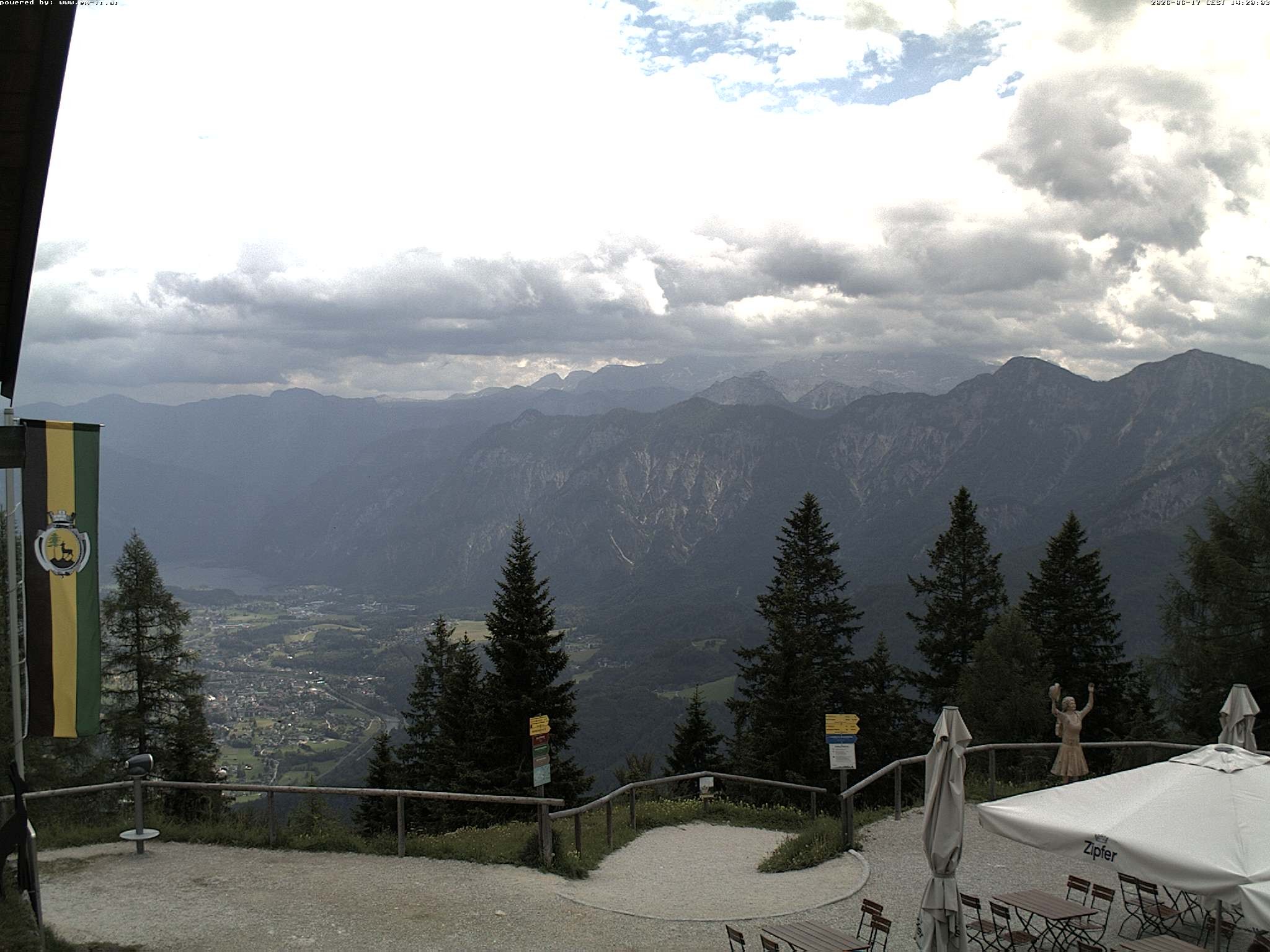 Archiv Foto Webcam Bergstation Katrin (Bad Ischl/Oberösterreich)