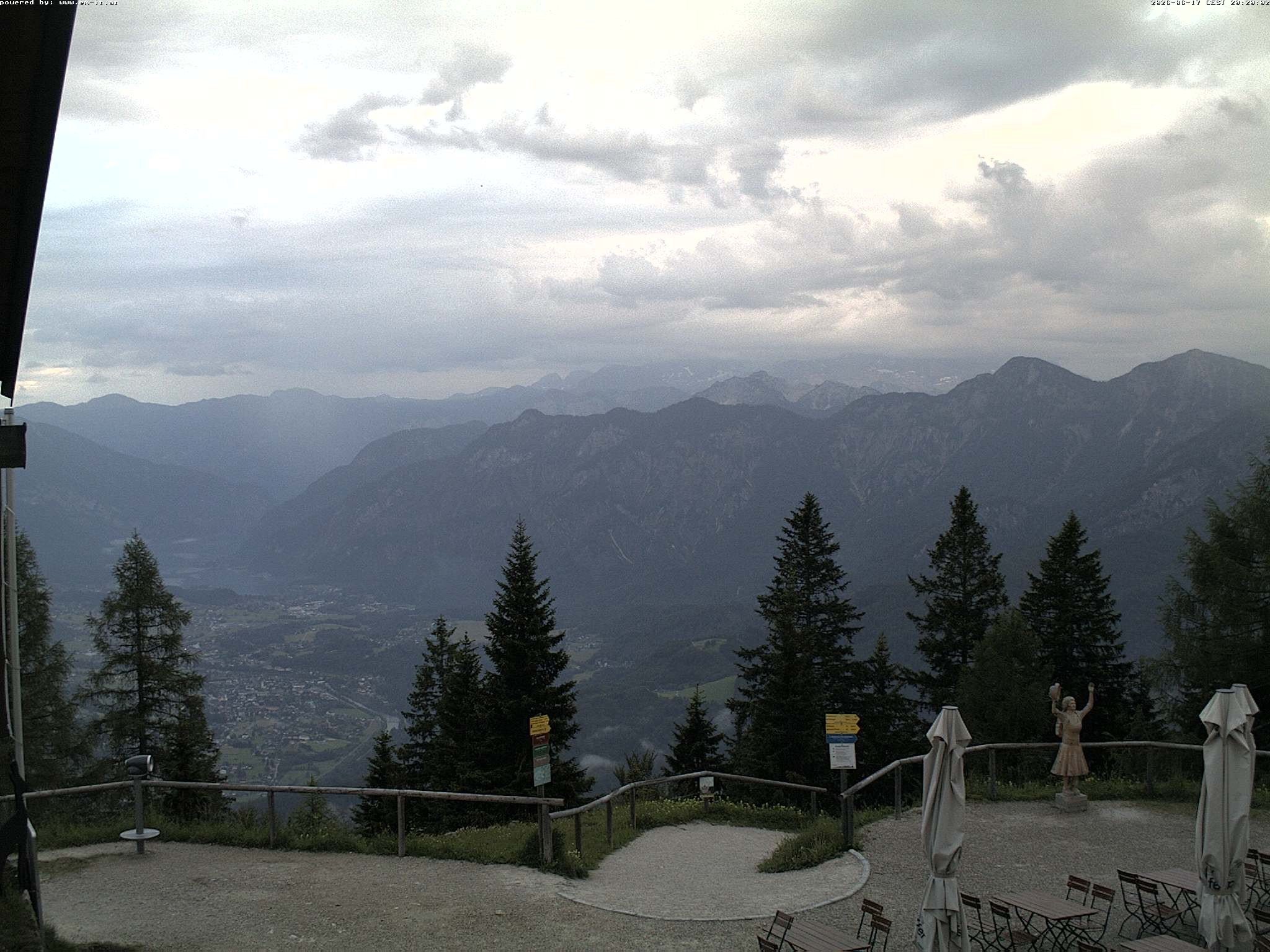 Archiv Foto Webcam Bergstation Katrin (Bad Ischl/Oberösterreich)