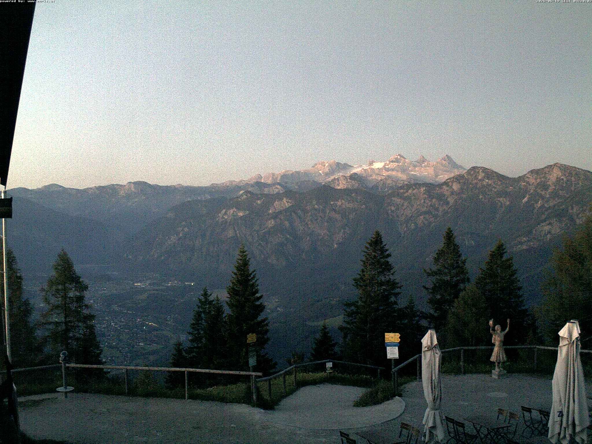 Archiv Foto Webcam Bergstation Katrin (Bad Ischl/Oberösterreich)