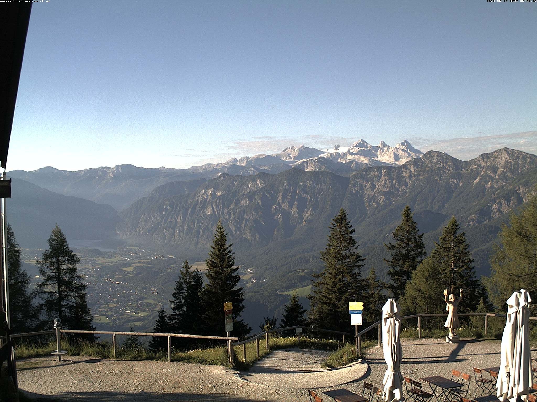 Archived image Webcam Top station Katrin (Bad Ischl/Upper Austria)