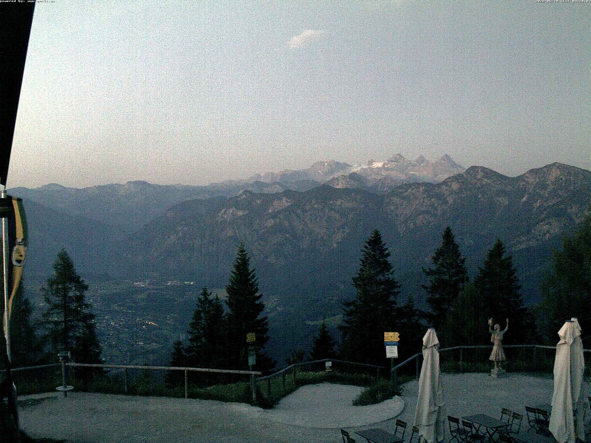 Archiv Foto Webcam Bergstation Katrin (Bad Ischl/Oberösterreich)